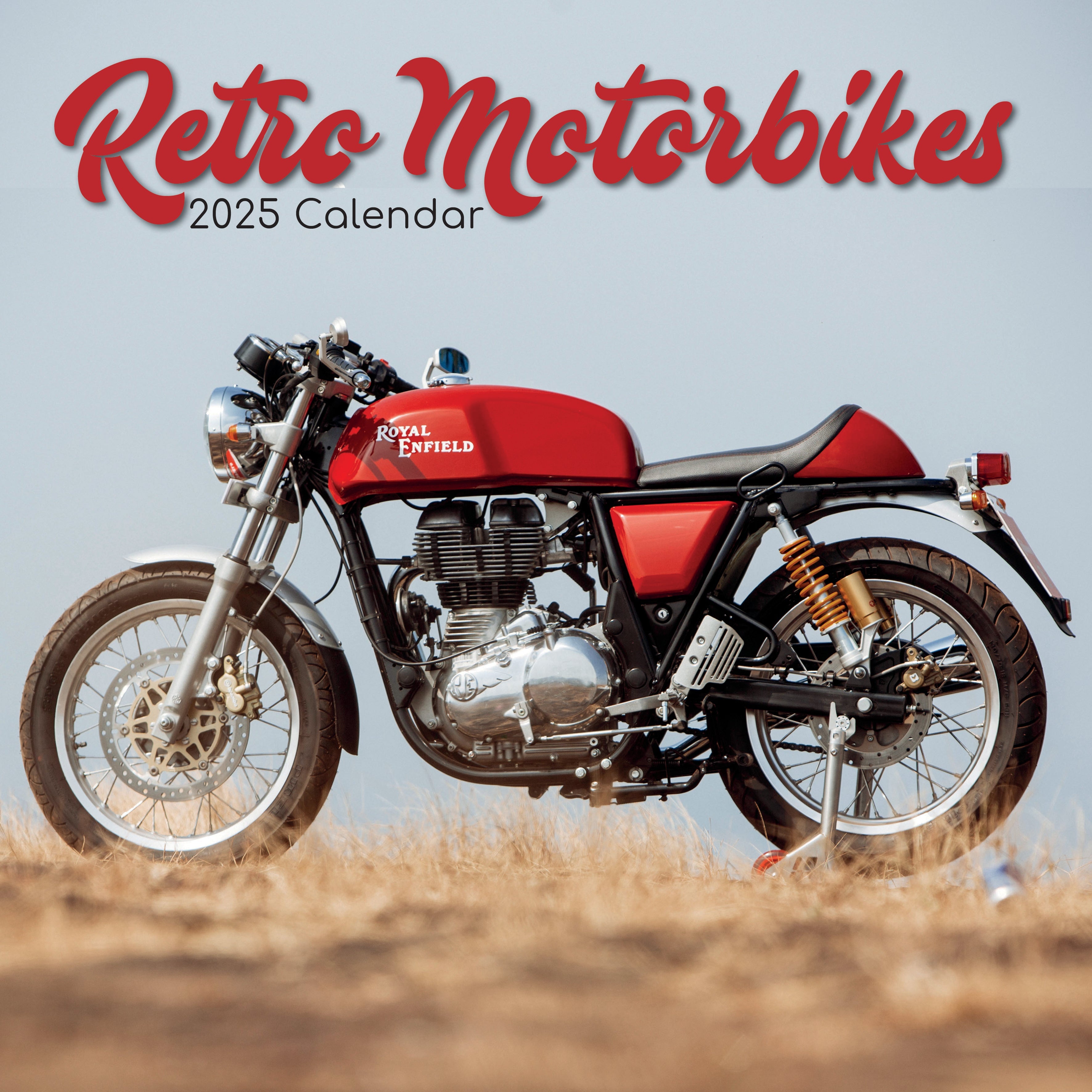 2025 Retro Motorbikes - Square Wall Calendar