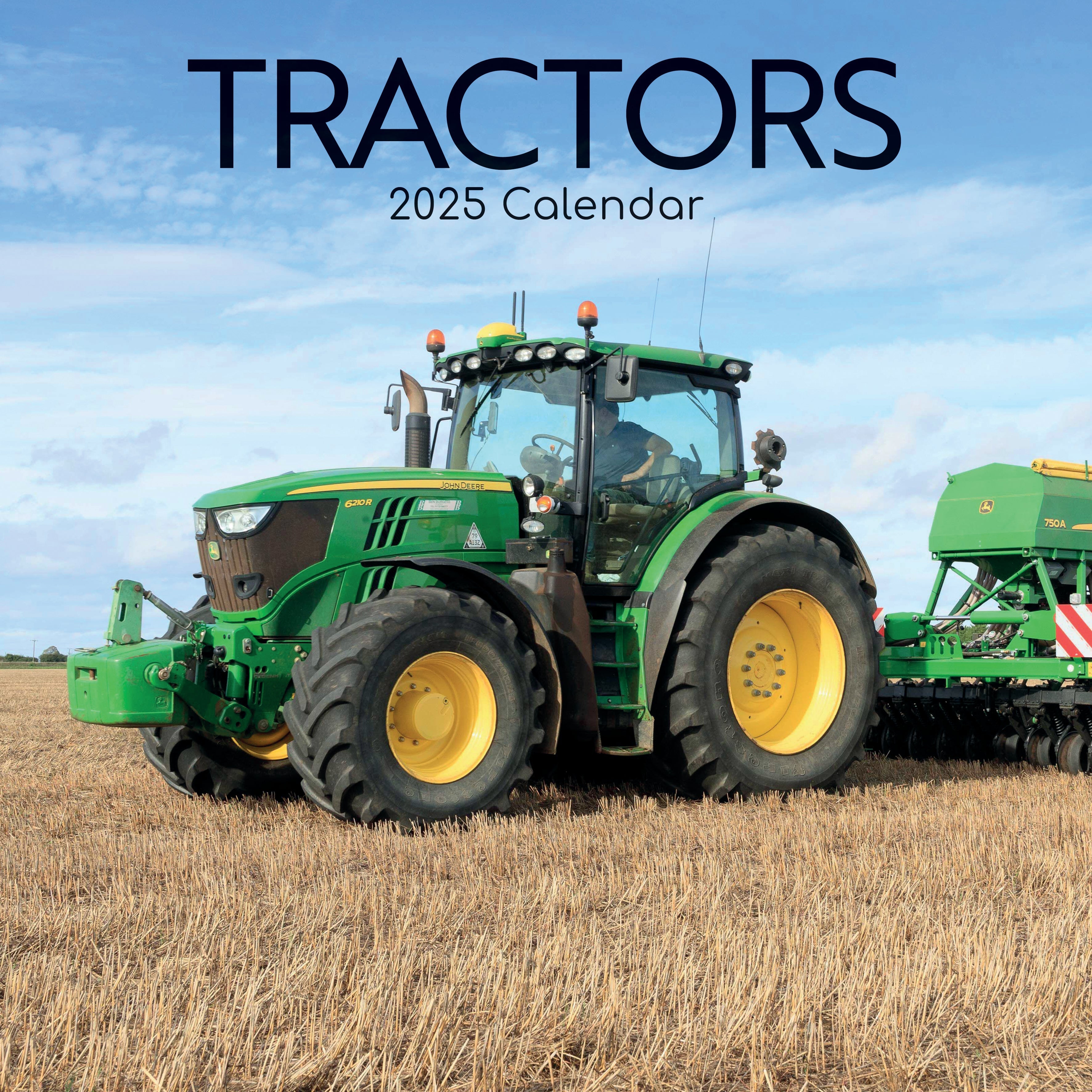 2025 Tractors - Square Wall Calendar