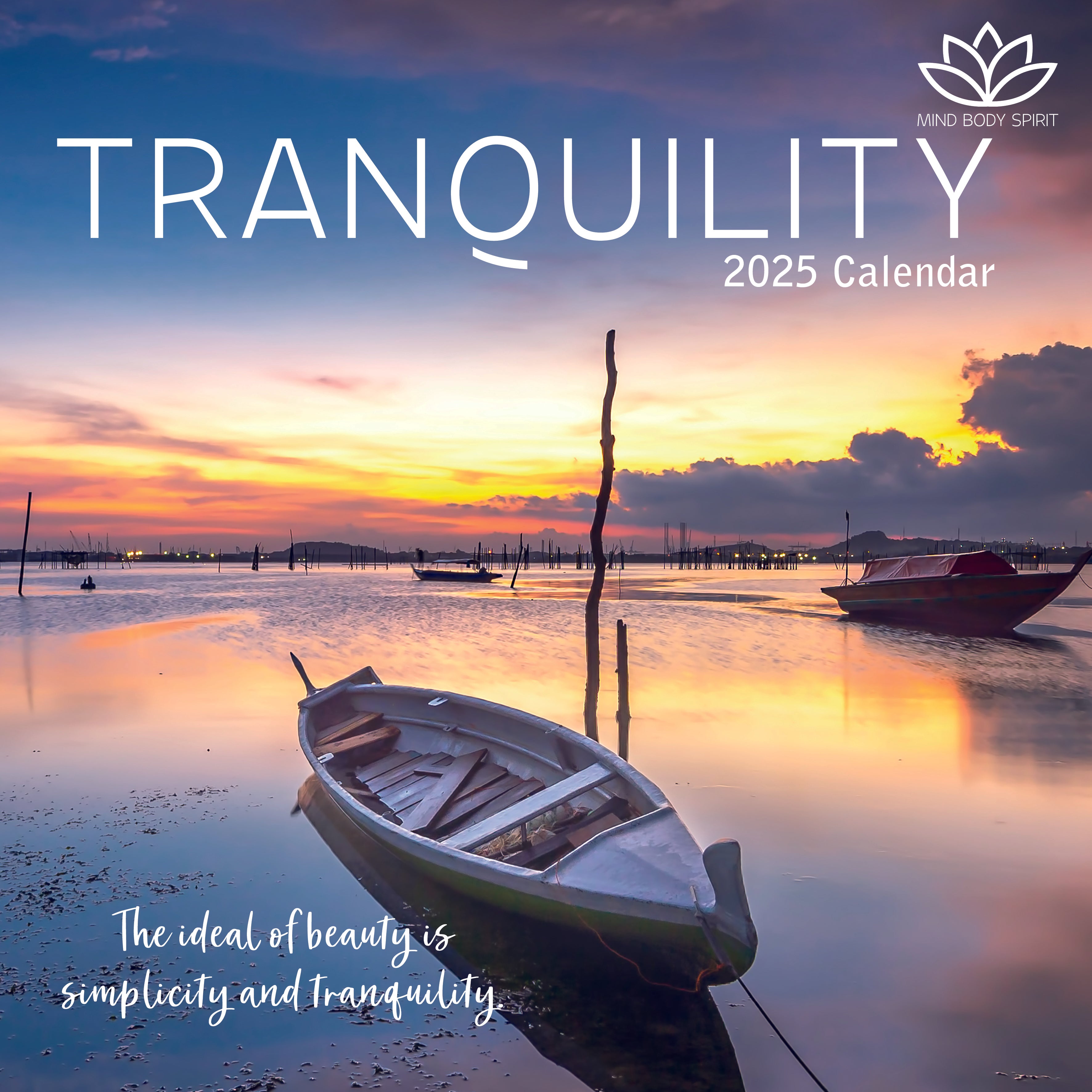 2025 Tranquility - Square Wall Calendar