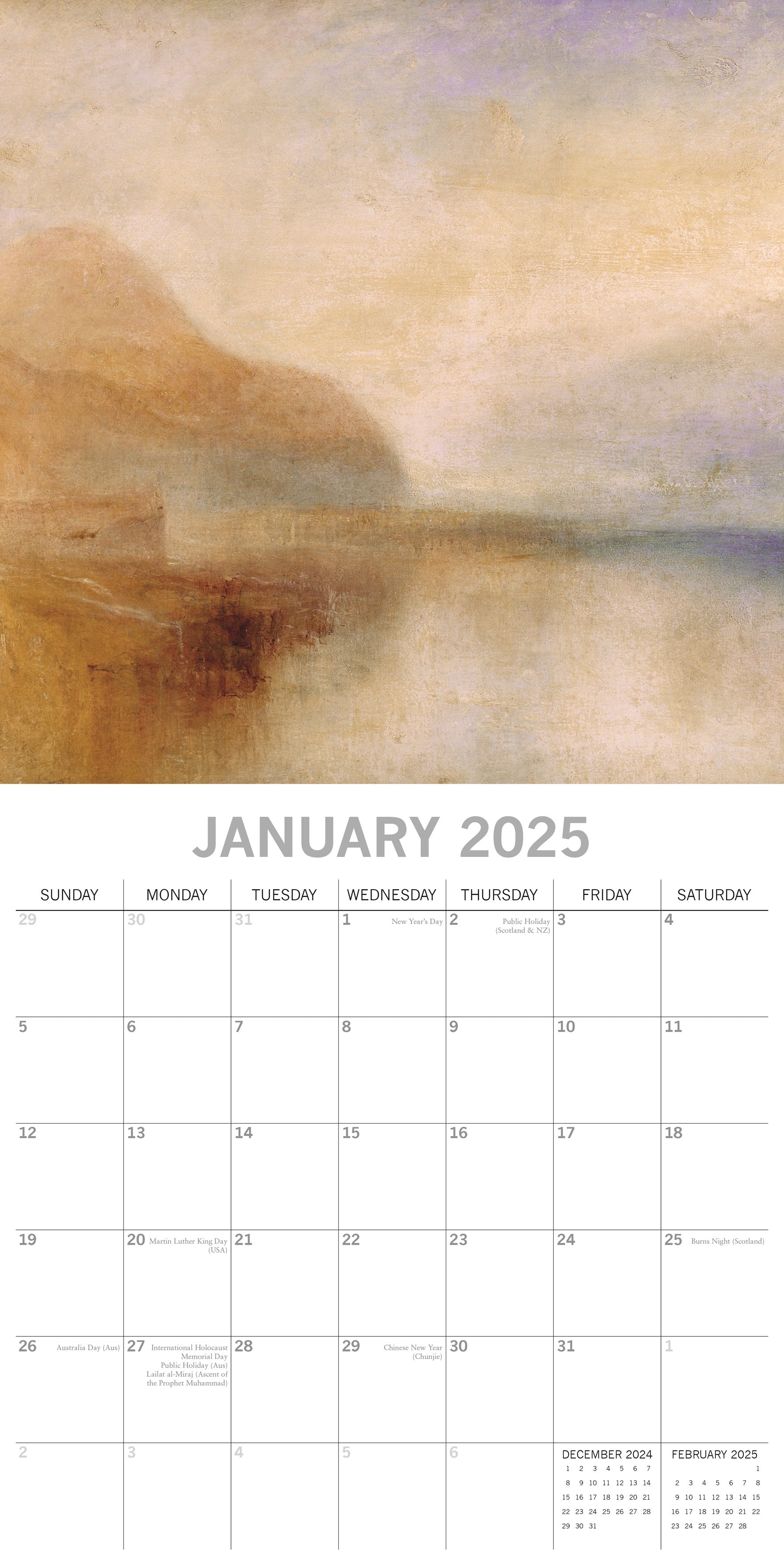 2025 Turner - Square Wall Calendar