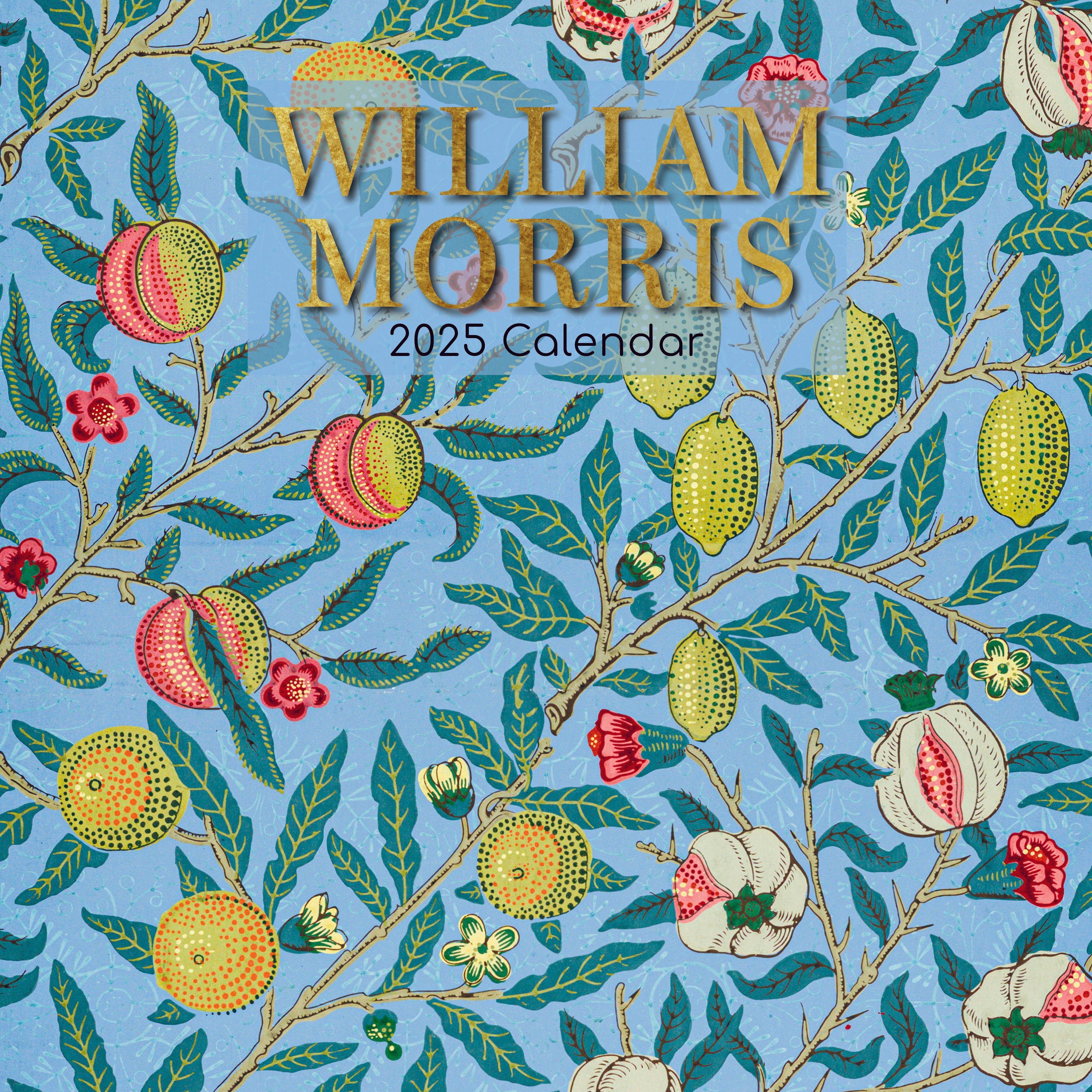 2025 William Morris - Square Wall Calendar