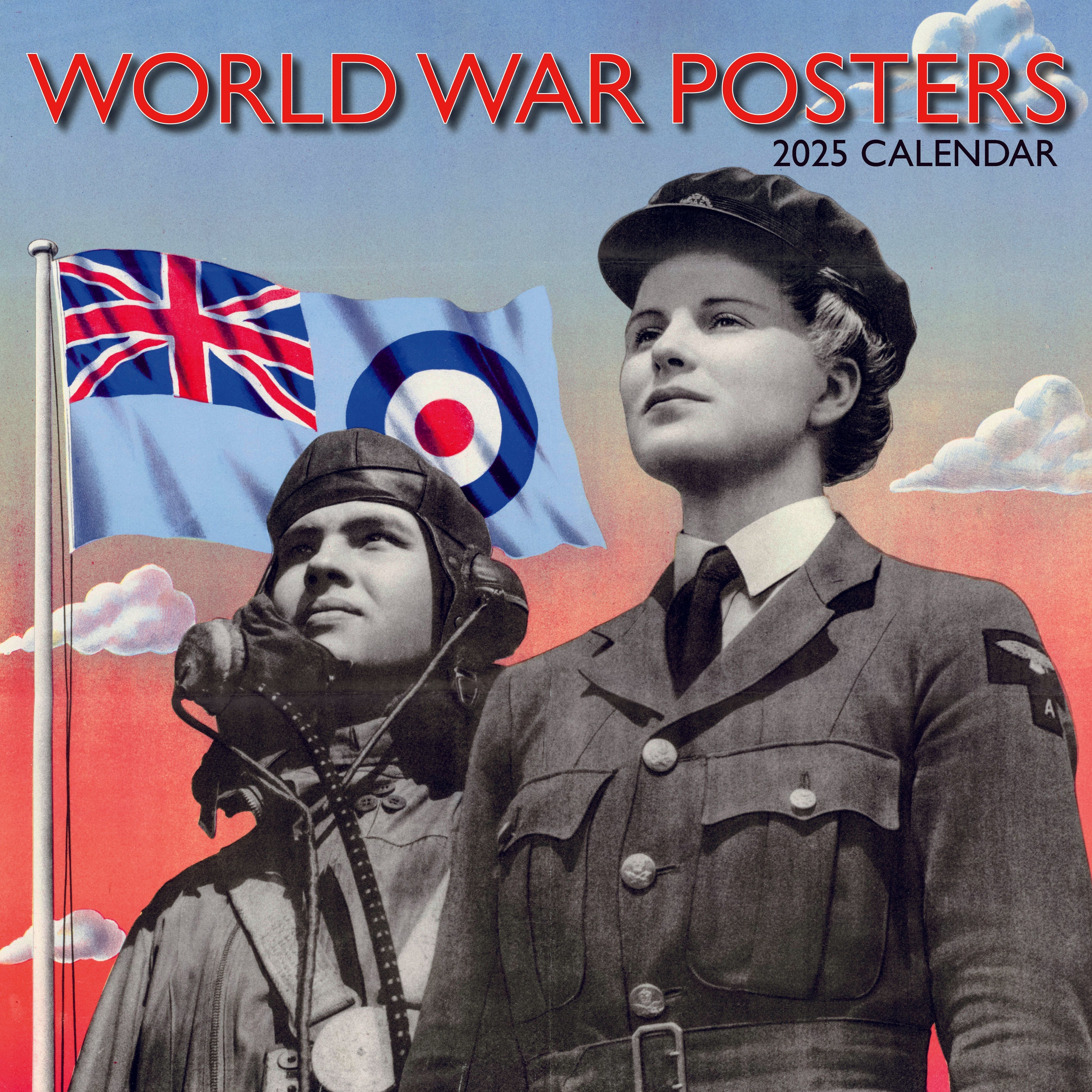 2025 World War Posters - Square Wall Calendar