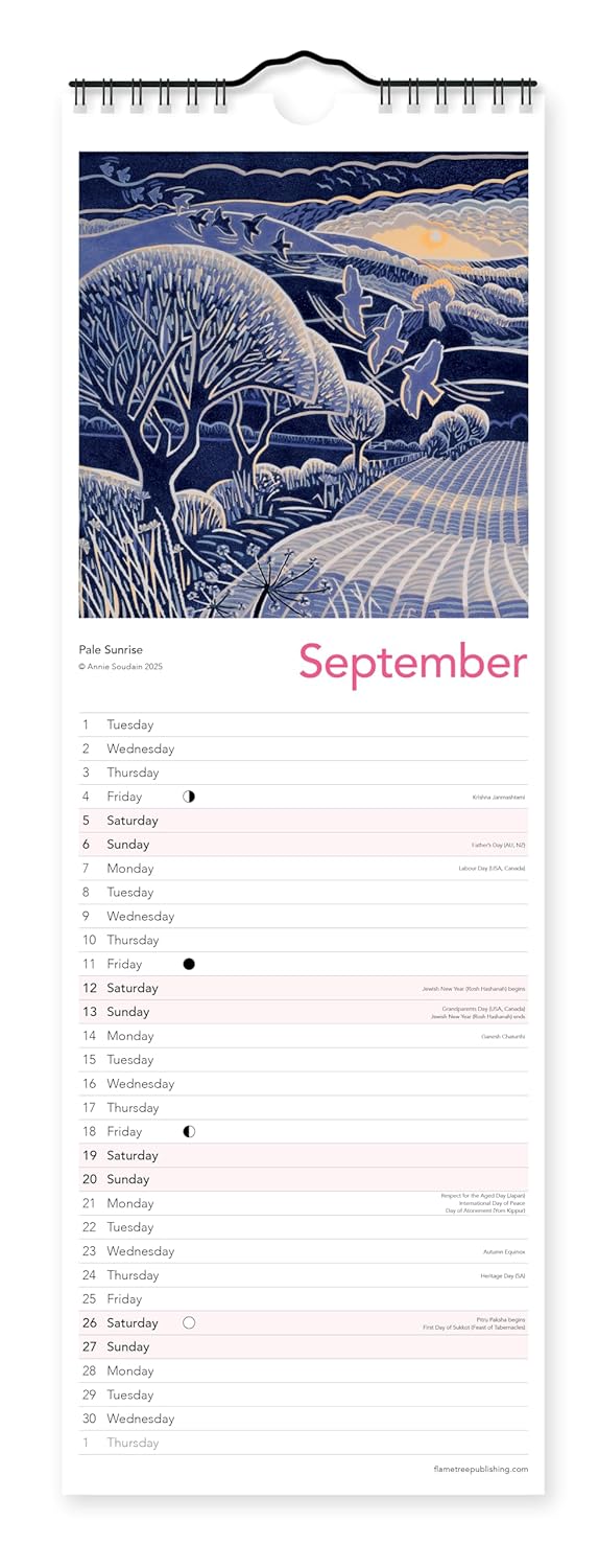 2026 Annie Soudain - Slim Wall Calendar