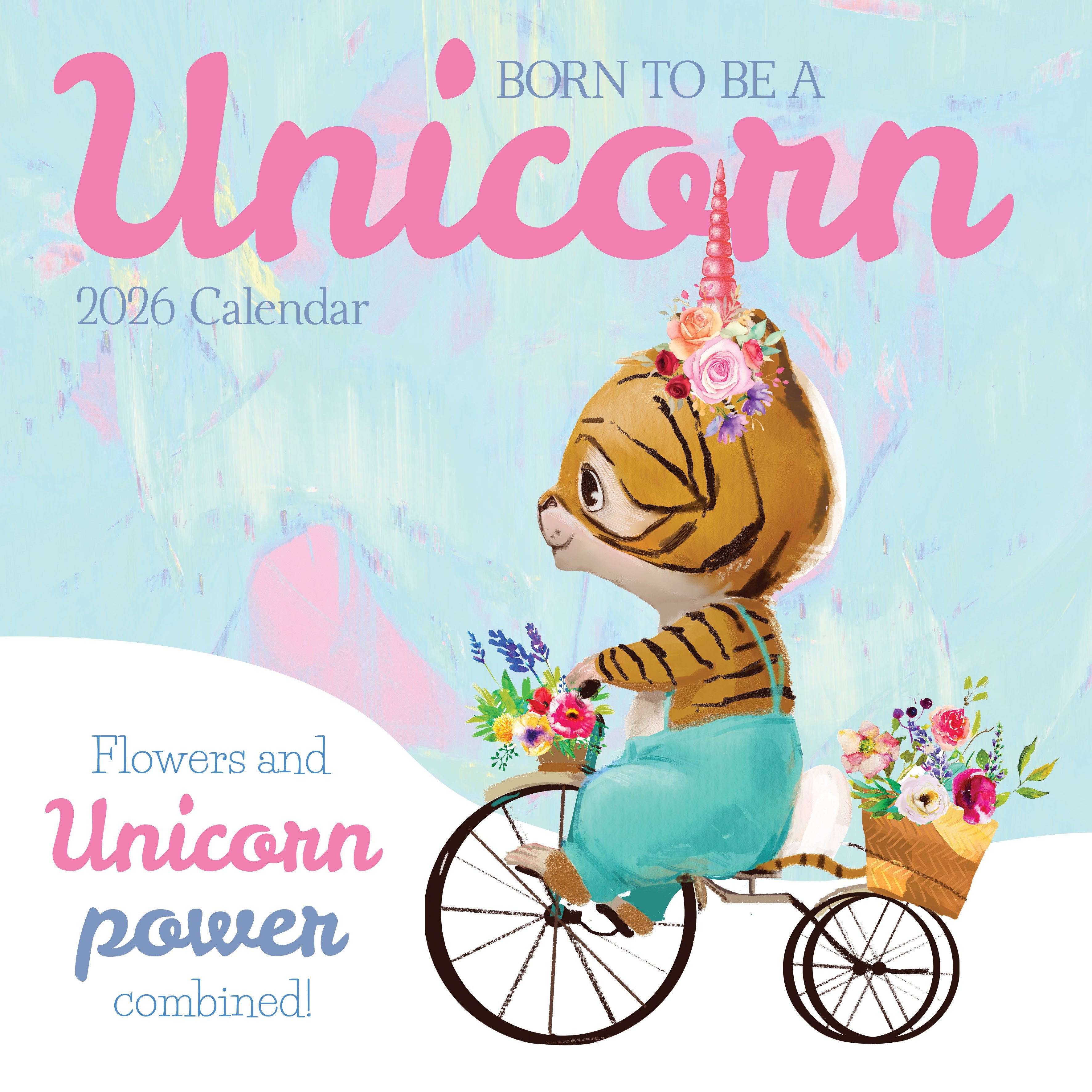 2026 Born to be a Unicorn - Square Wall Calendar