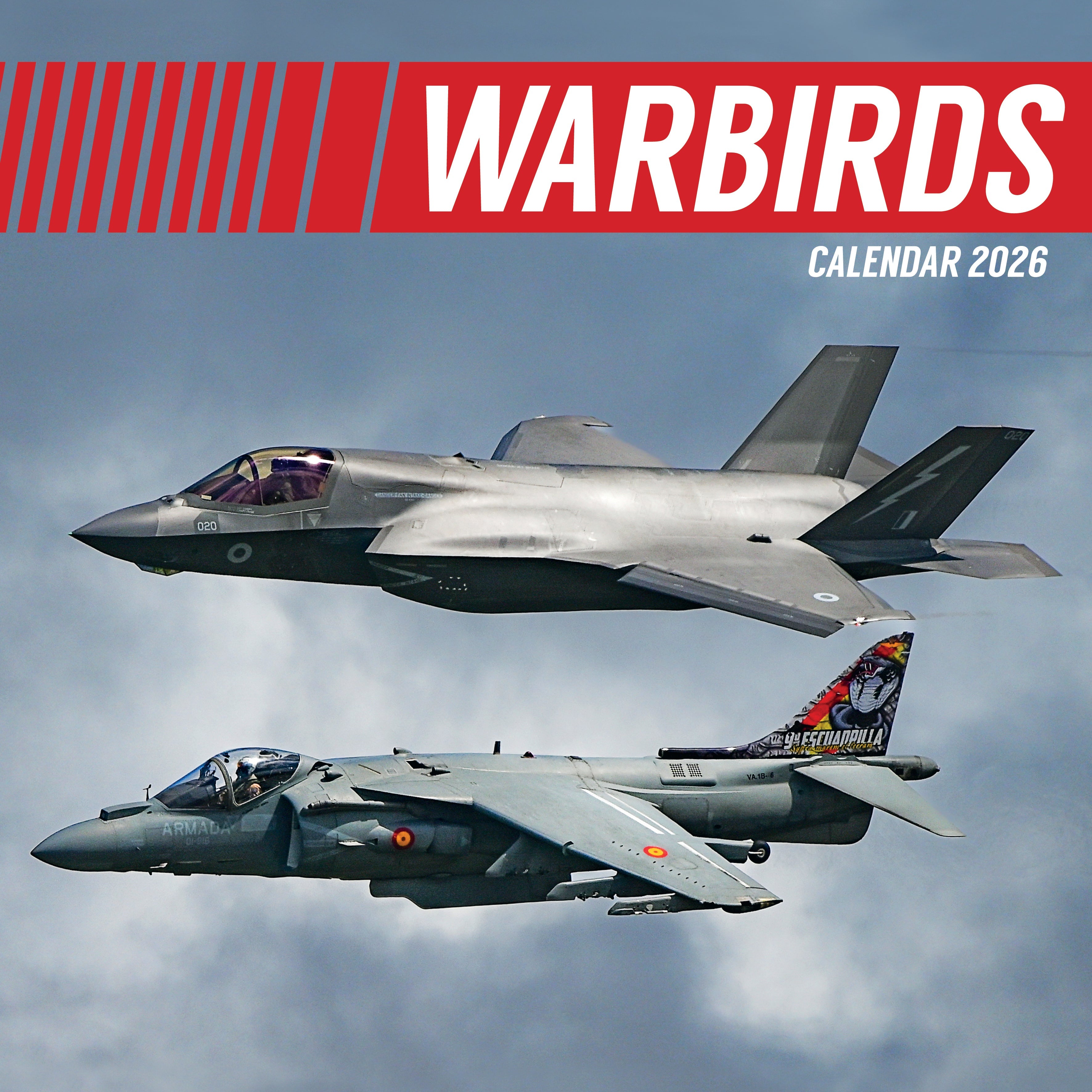 2026 Warbirds - Square Wall Calendar