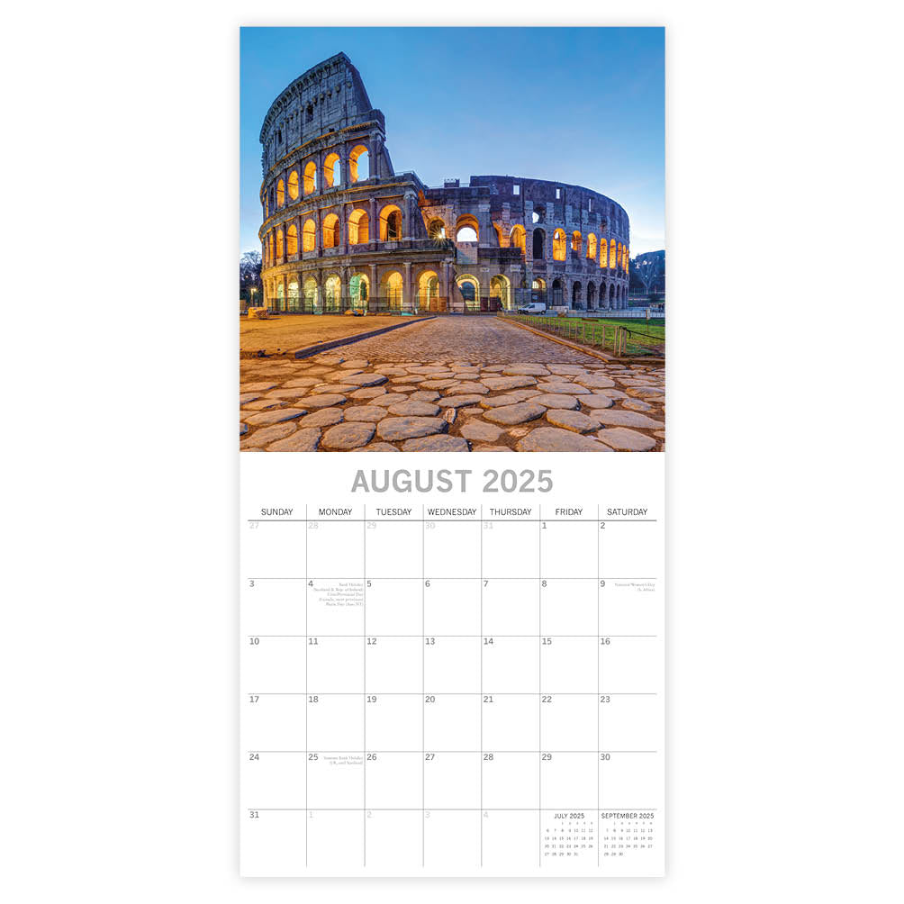 2025 Amazing Architecture - Square Wall Calendar