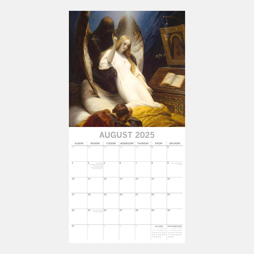 2025 Angels - Square Wall Calendar