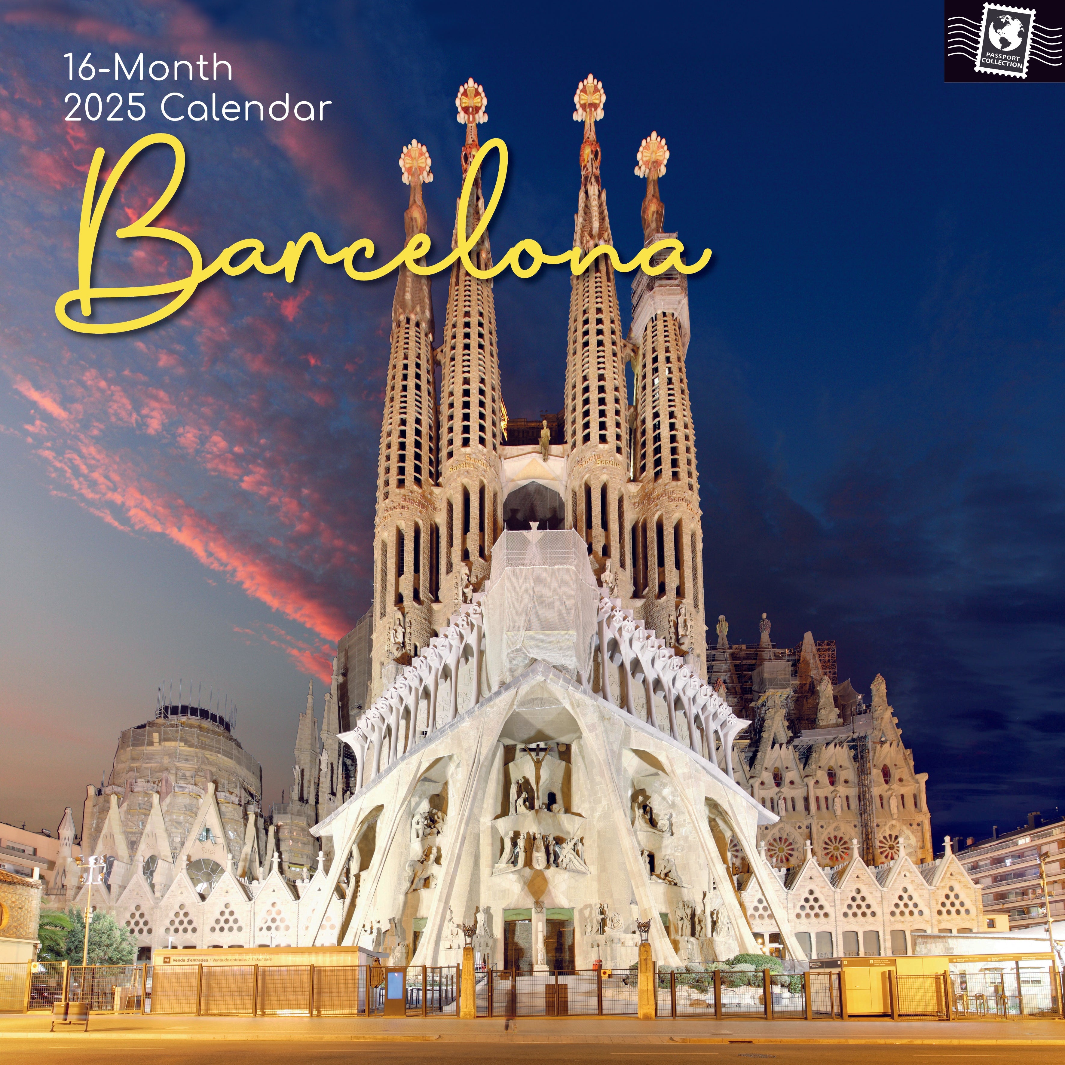 2025 Barcelona - Square Wall Calendar