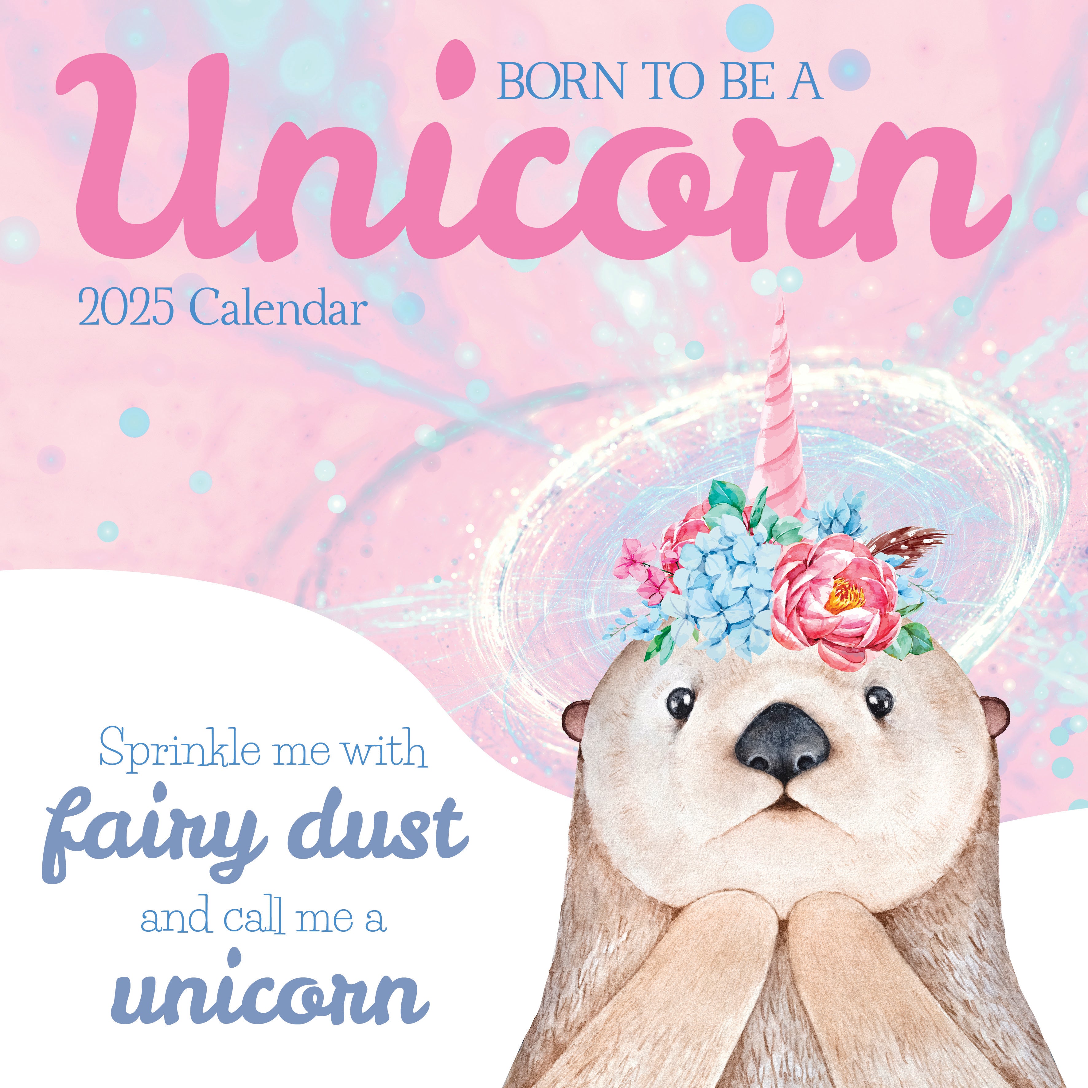 2025 Born to be a Unicorn - Square Wall Calendar