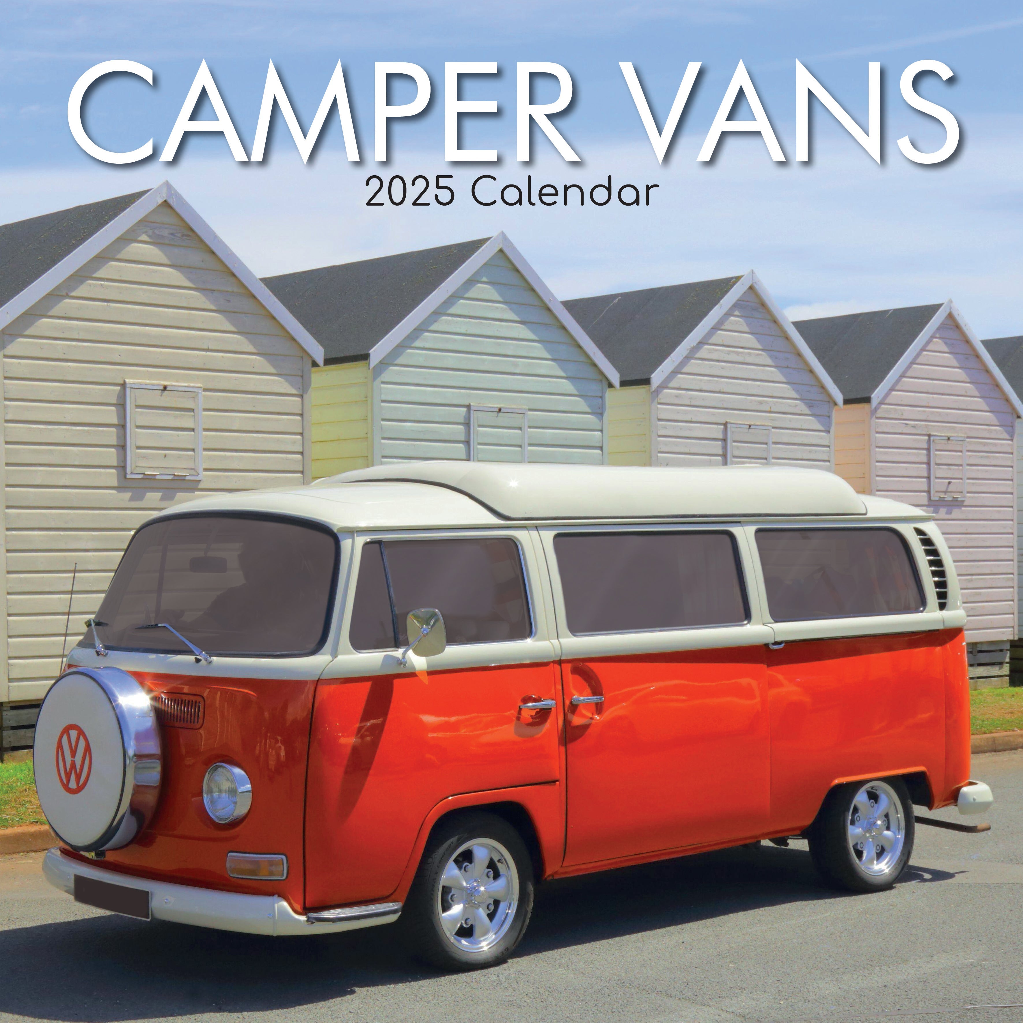 2025 Camper Vans - Square Wall Calendar