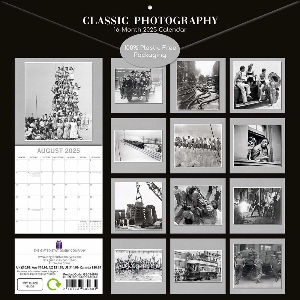 2025 Classic Photography - Square Wall Calendar