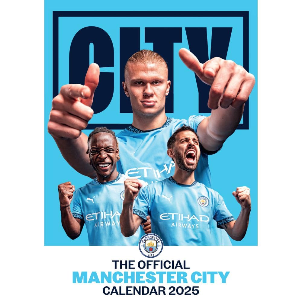 2025 Manchester City Fc - A3 Wall Calendar