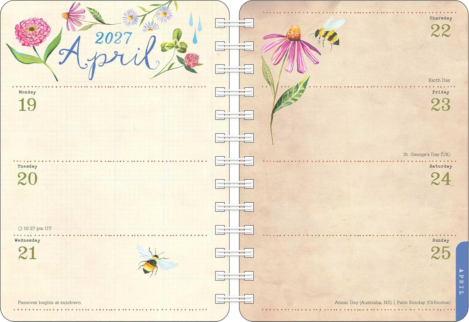 2027 Katie Daisy: Where Love Grows - Weekly Diary/Planner