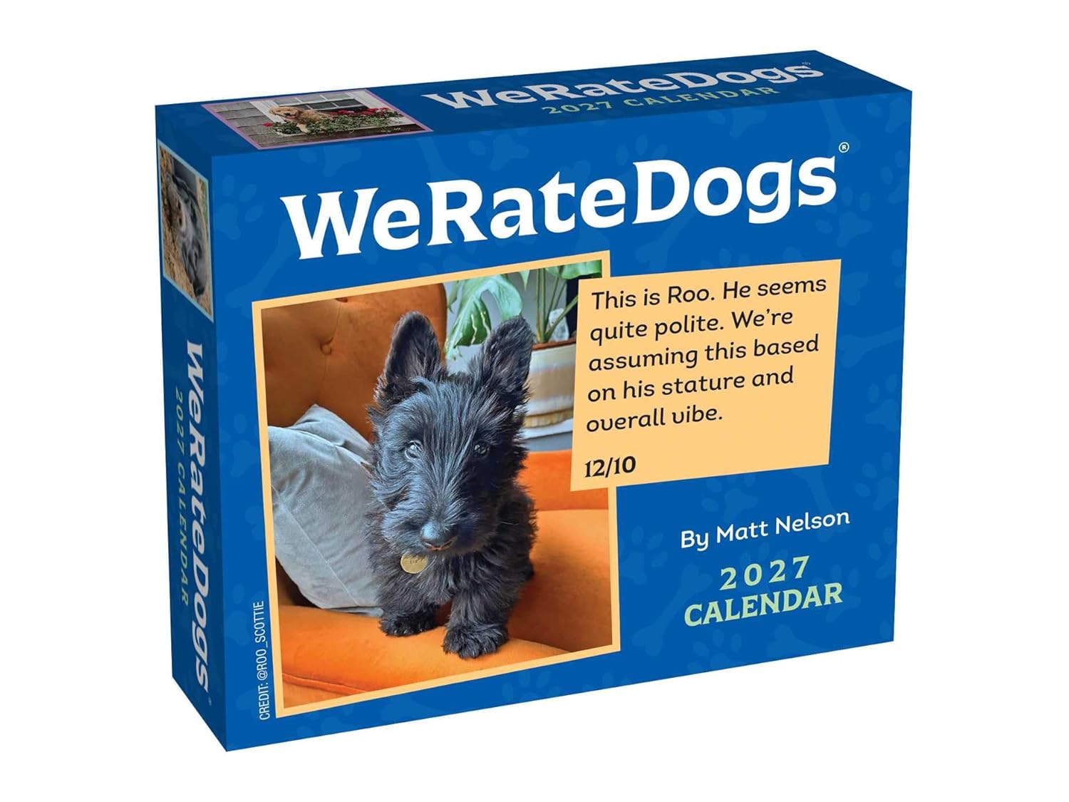 2027 WeRate Dogs - Daily Boxed Page-A-Day Calendar