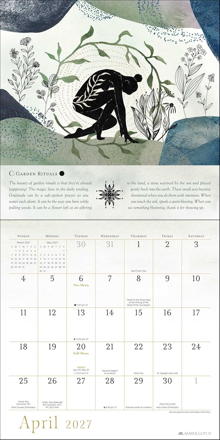 2027 Year of the Witch - Square Wall Calendar