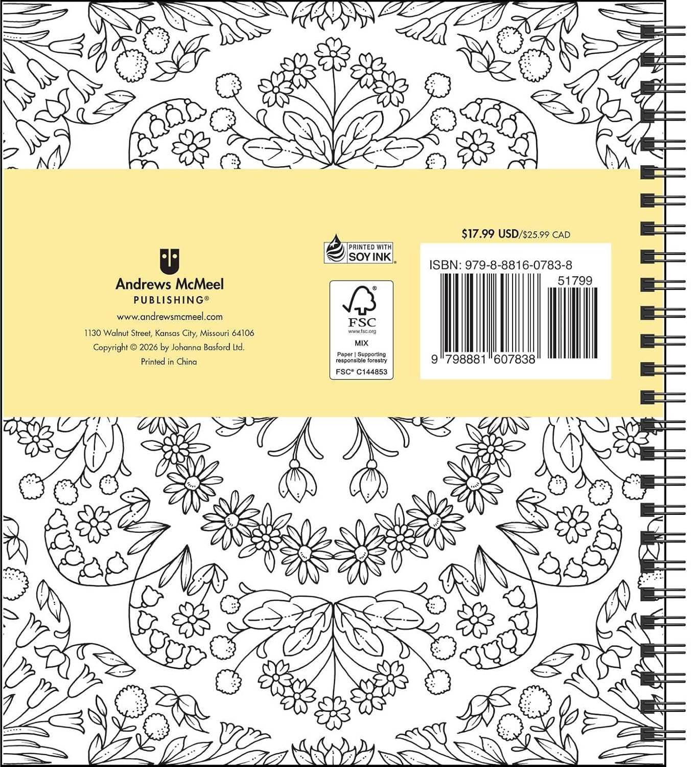 2027 Johanna Basford - Weekly Diary/Planner