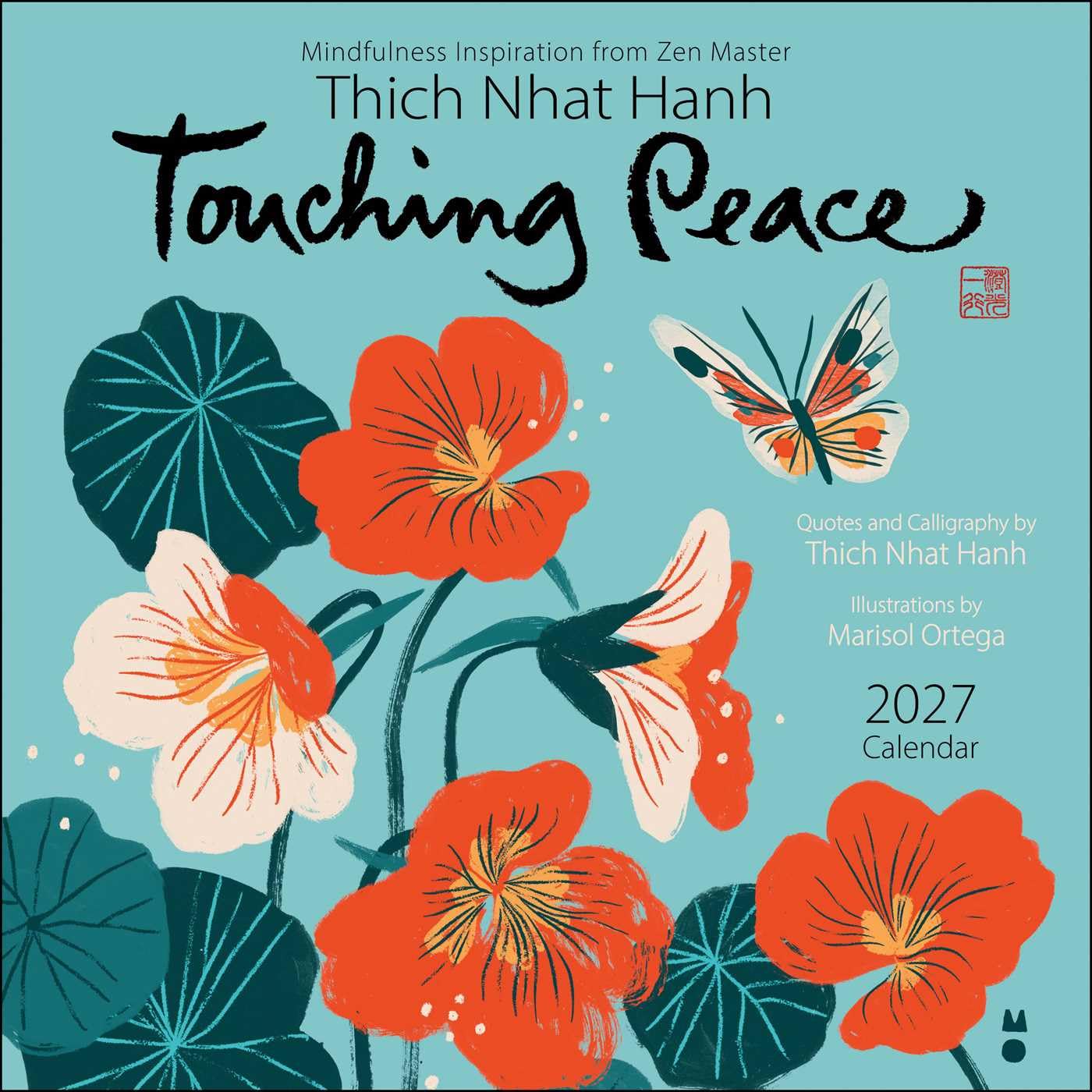 2027 Thich Nhat Hanh: Touching Peace - Square Wall Calendar