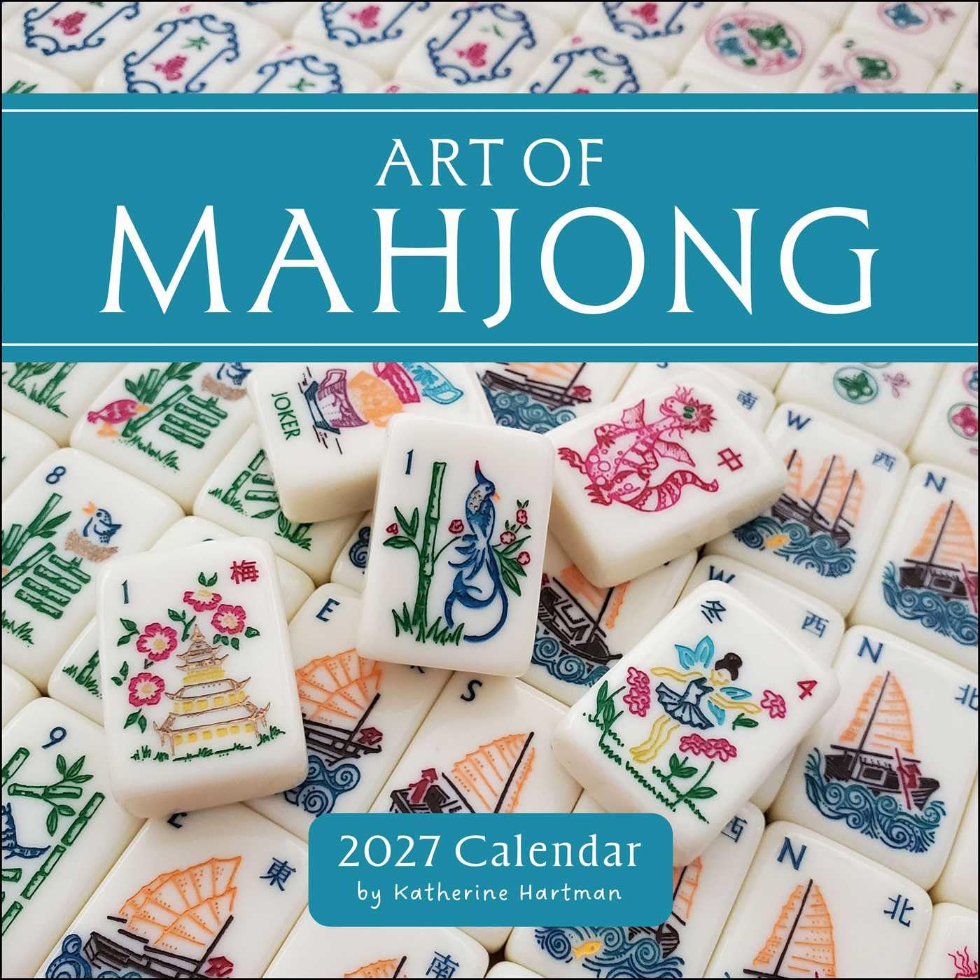 2027 Art of Mahjong - Square Wall Calendar