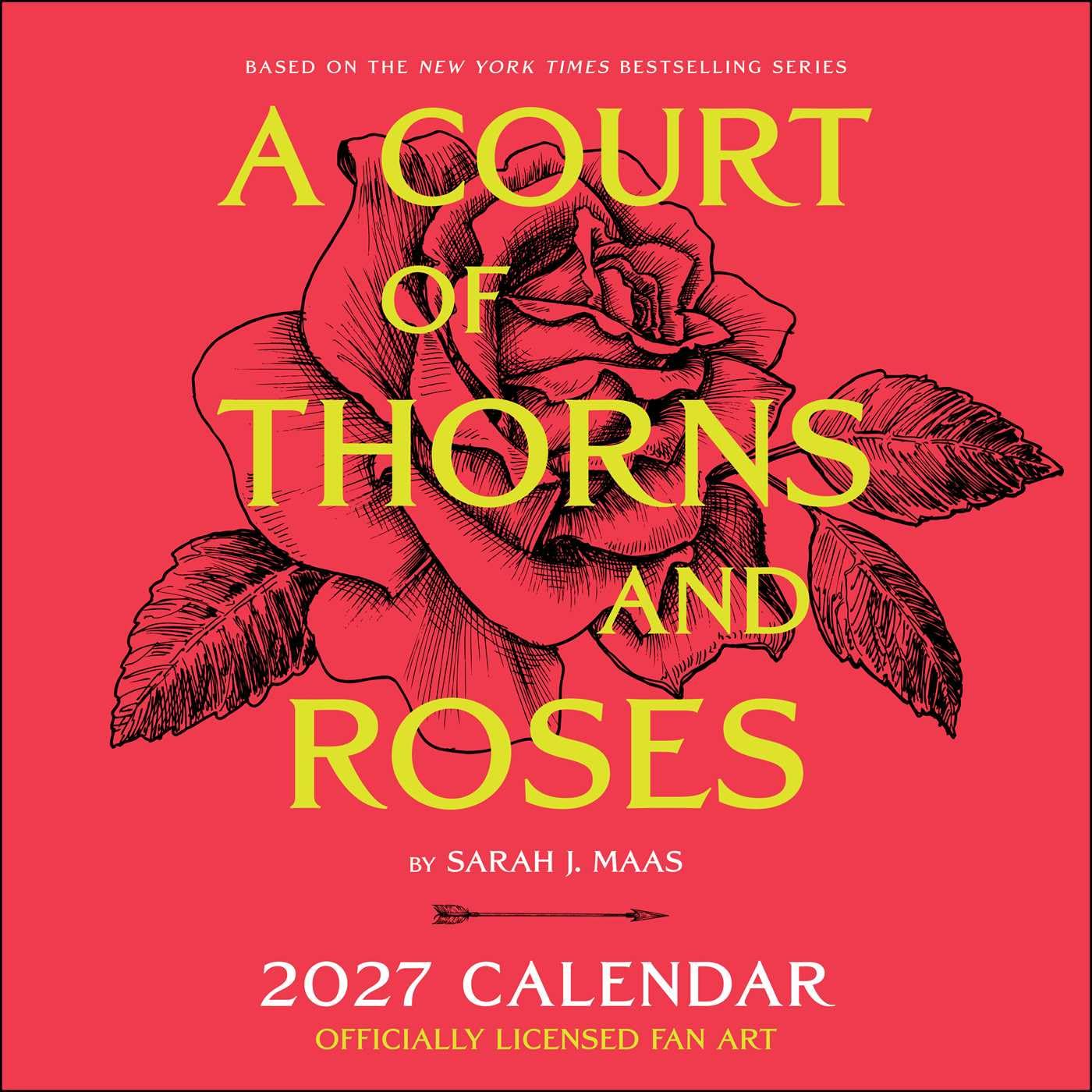 2027 Court of Thorns and Roses Fan Art - Square Wall Calendar