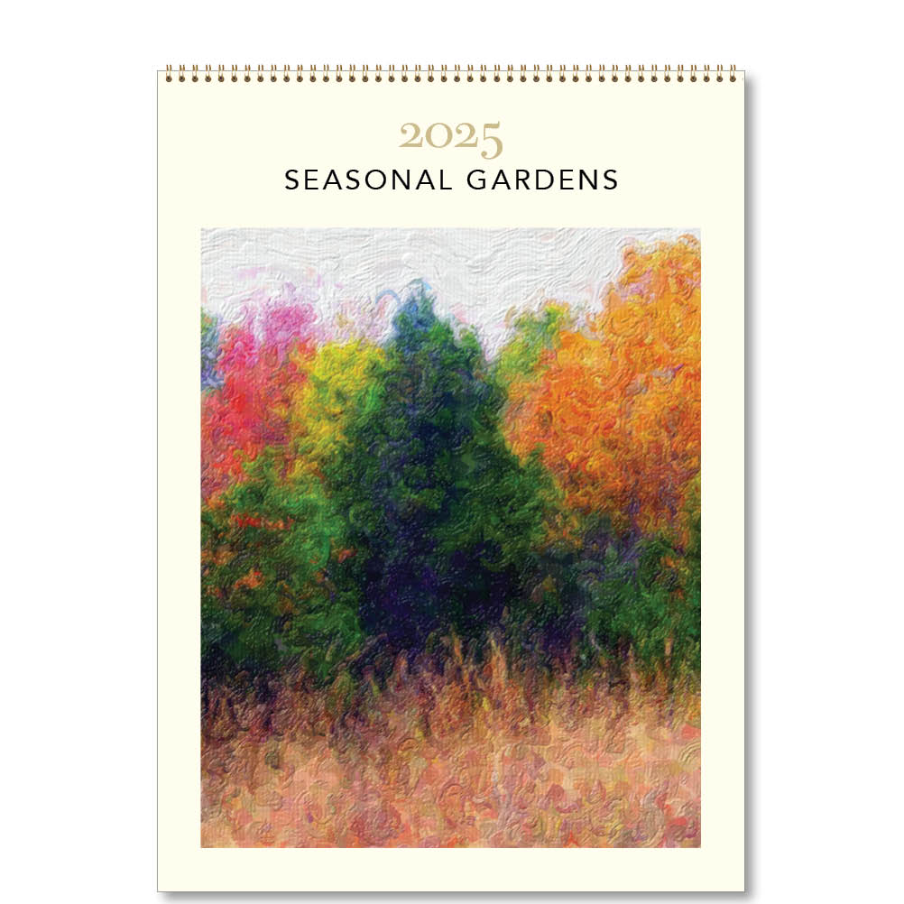 2025 Seasonal Gardens - Deluxe Wall Calendar