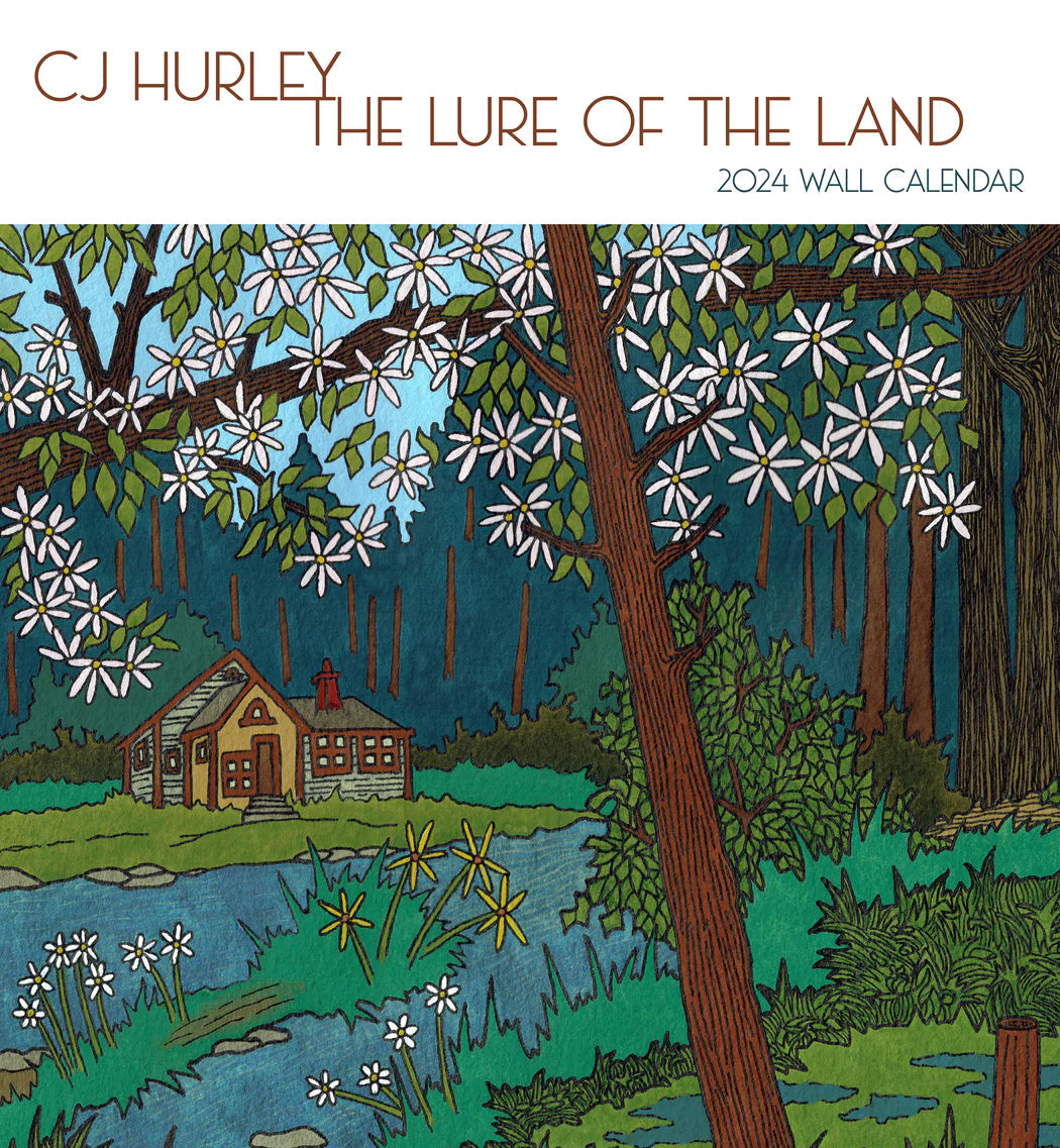 2024 Cj Hurley: The Lure Of The Land - Square Wall Calendar  SOLD OUT