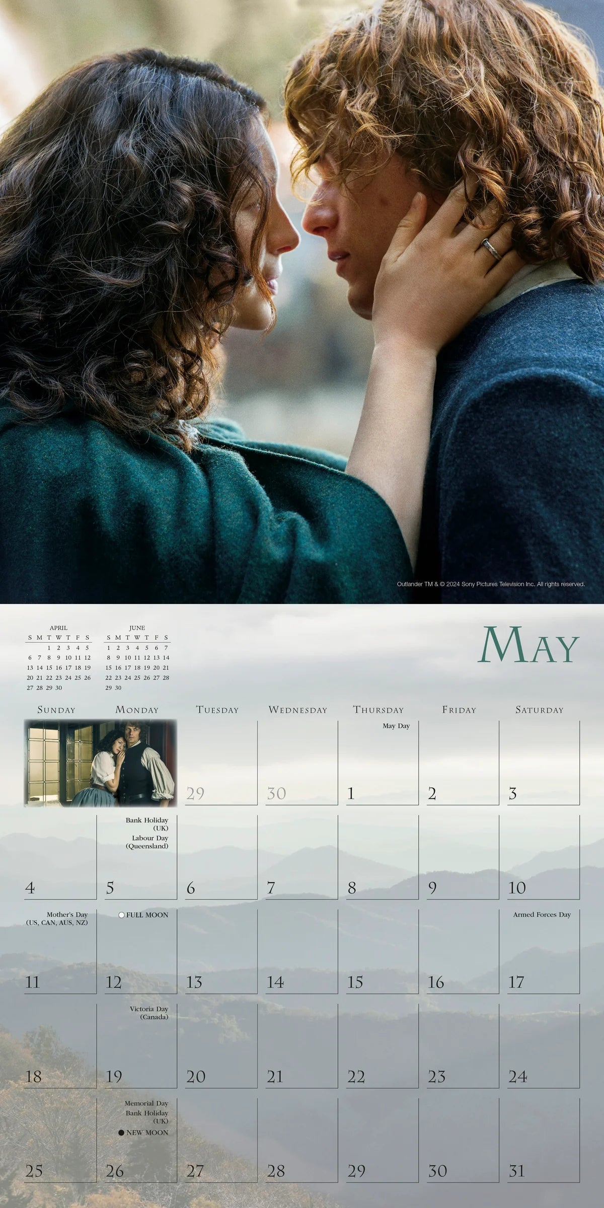 2025 Outlander - Square Wall Calendar