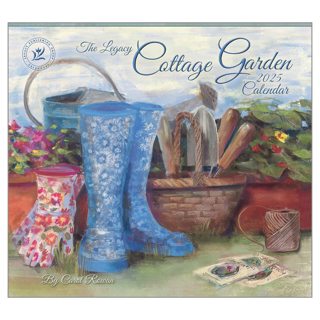 2025 Legacy Cottage Garden - Deluxe Wall Calendar