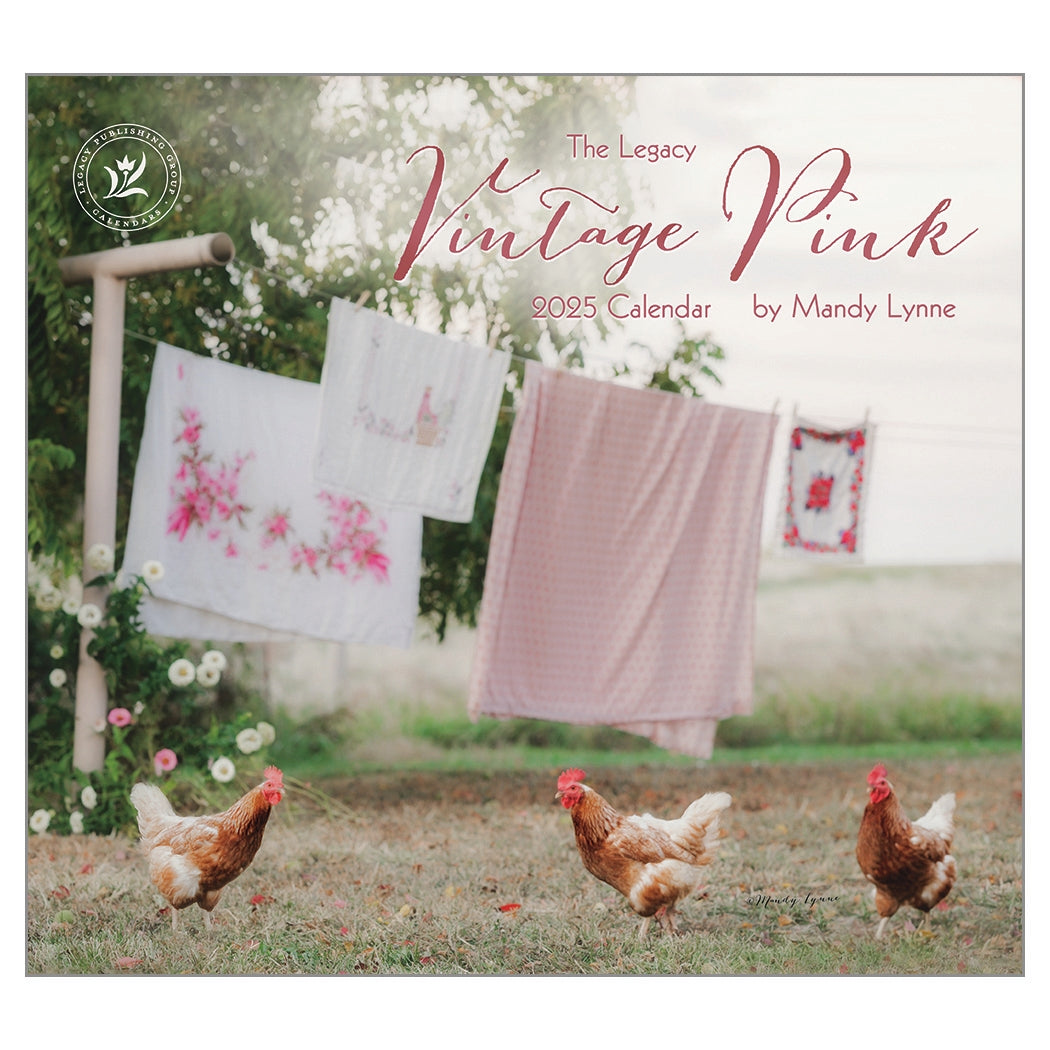 2025 Legacy Vintage Pink - Deluxe Wall Calendar