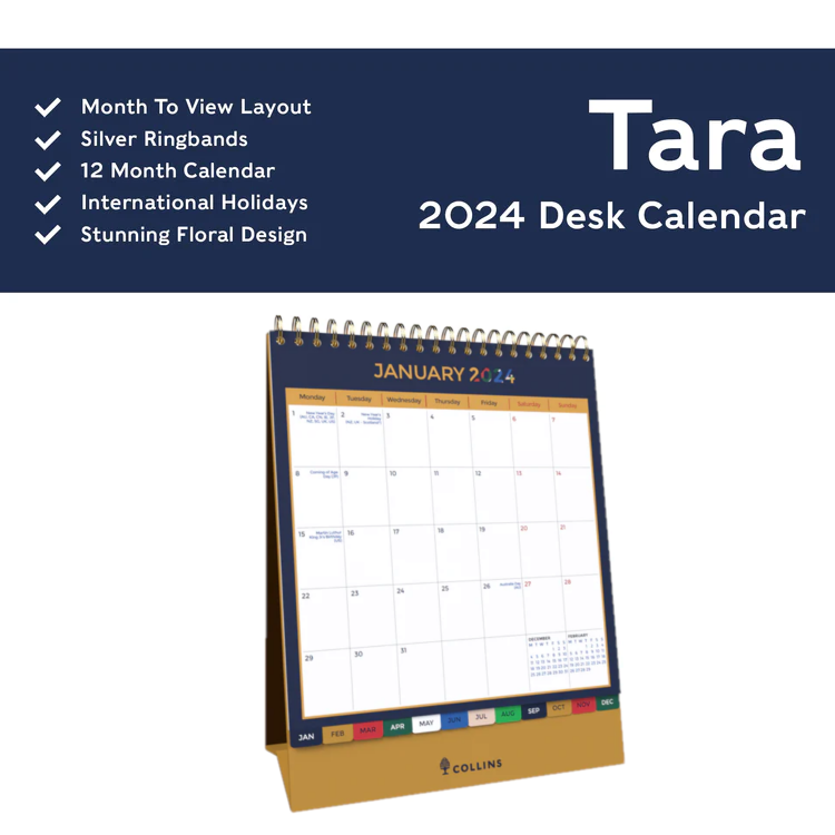 2024 Edge Mira - Desk Easel Calendar