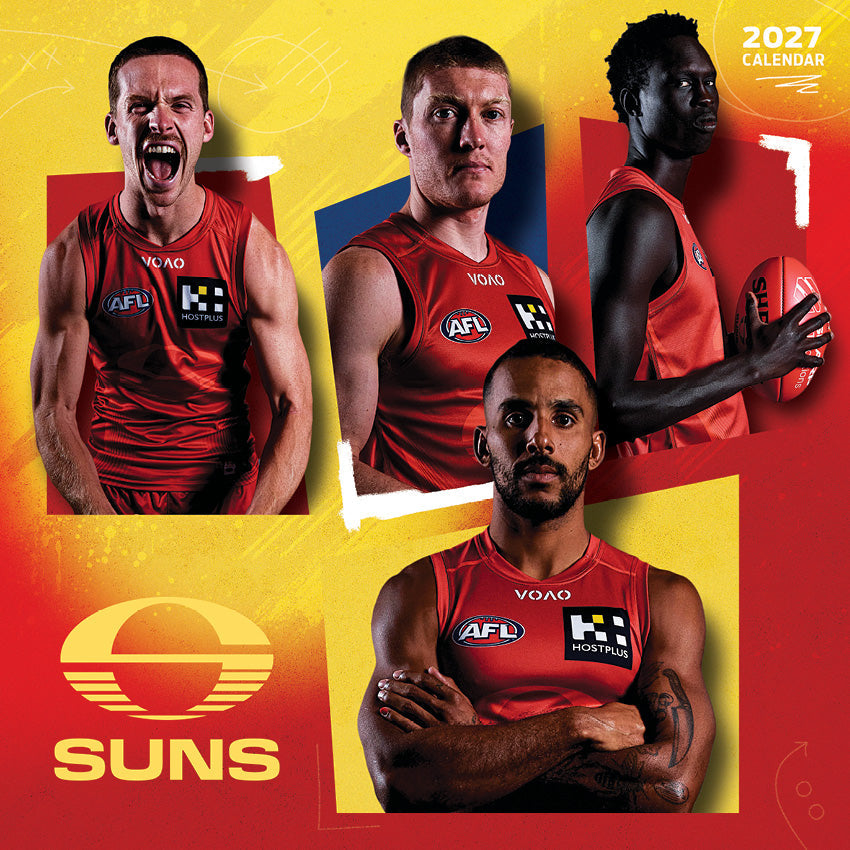 2027 AFL Gold Coast Suns calendar image 1