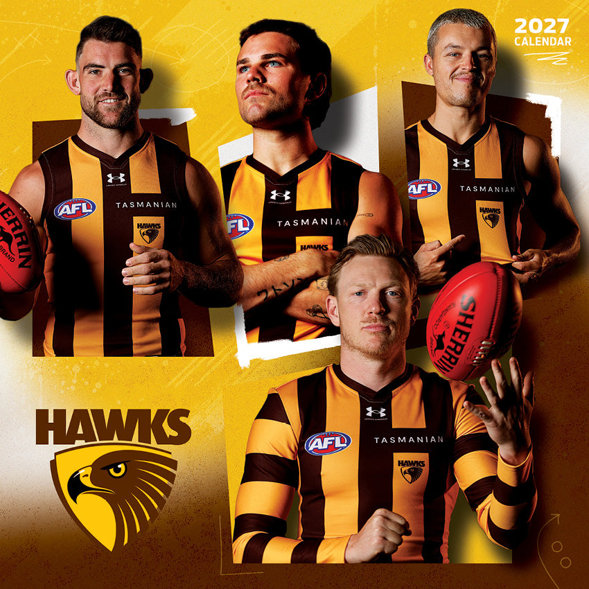 2027 AFL Hawthorn Hawks calendar image 1