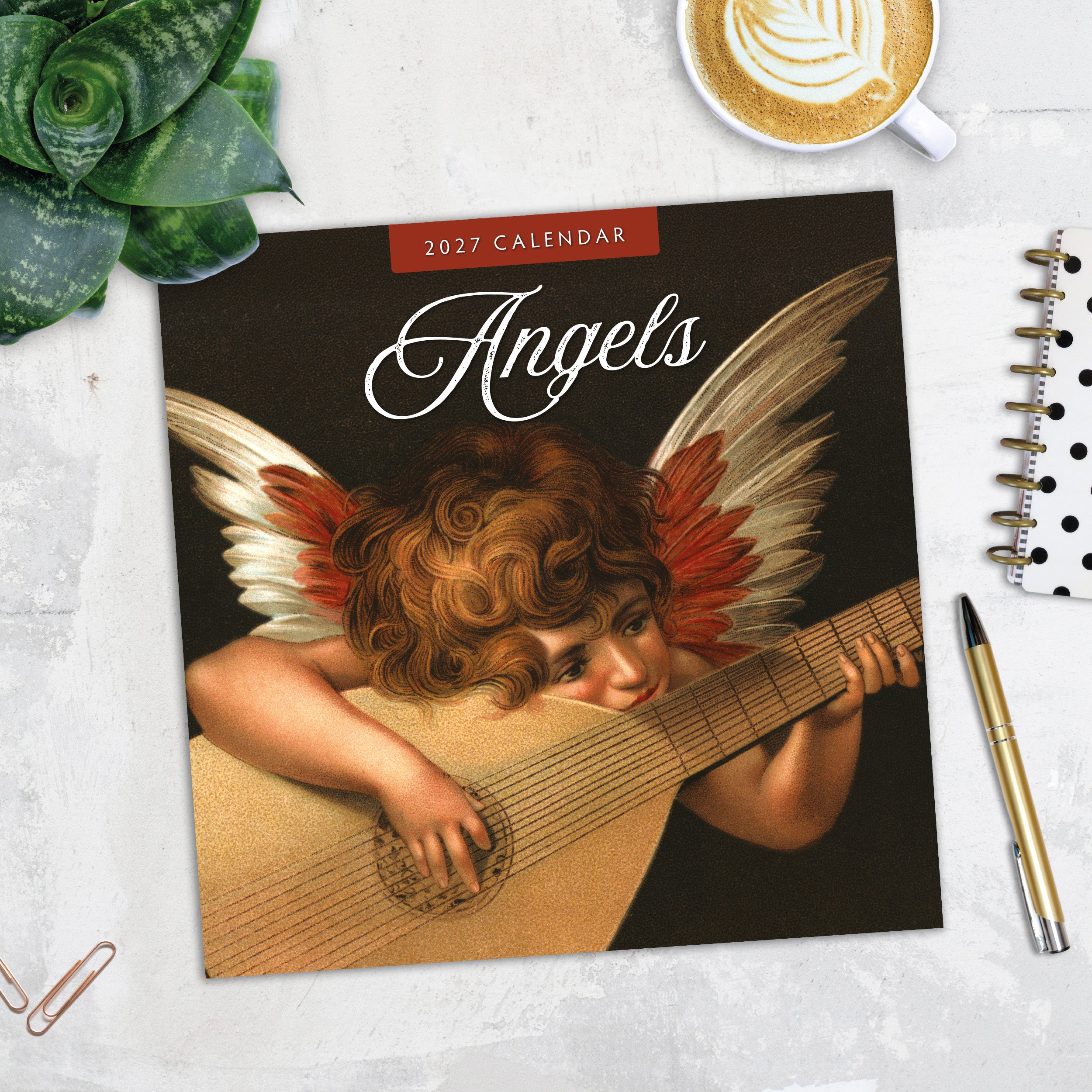 2027 Angels - Square Wall Calendar