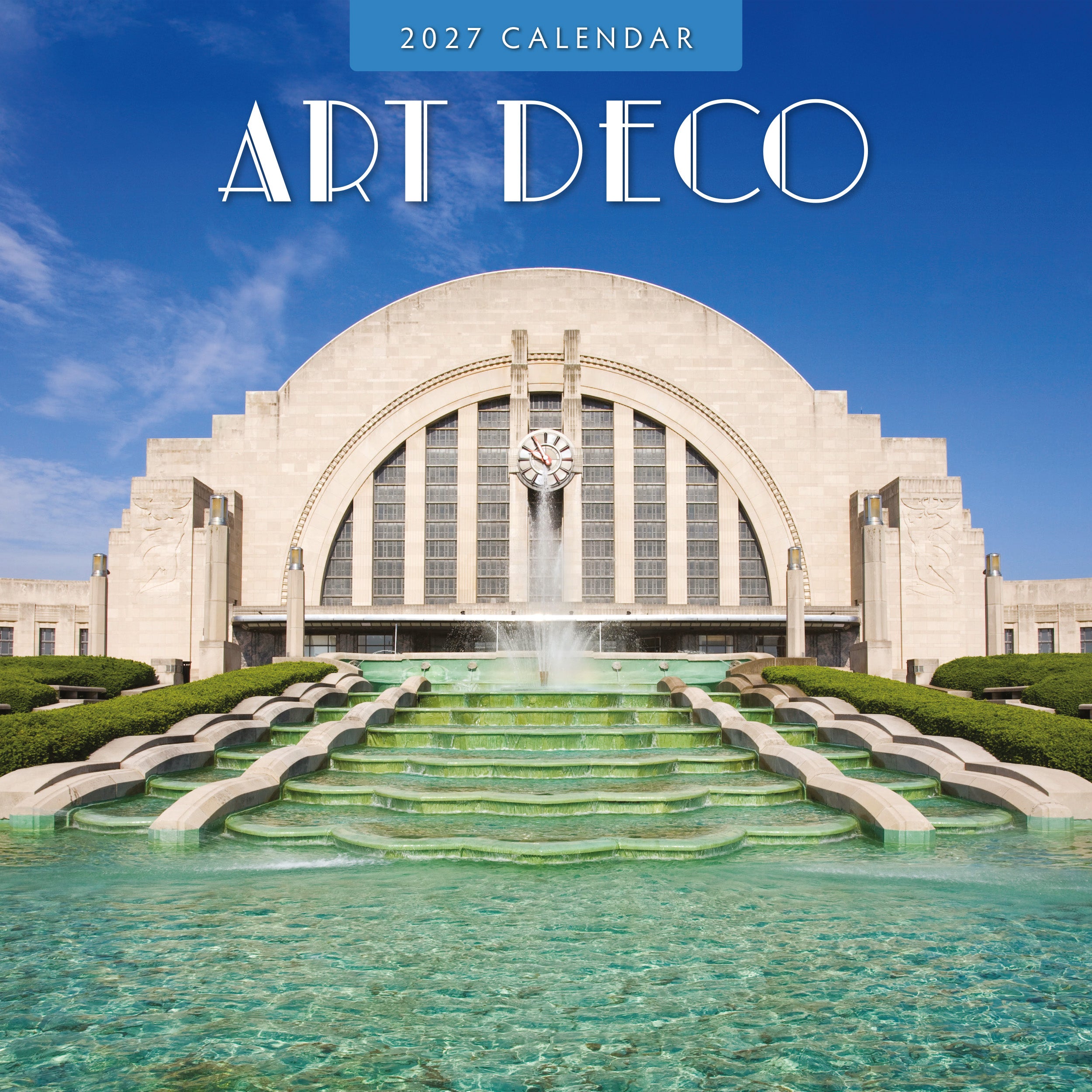 2027 Art Deco - Square Wall Calendar