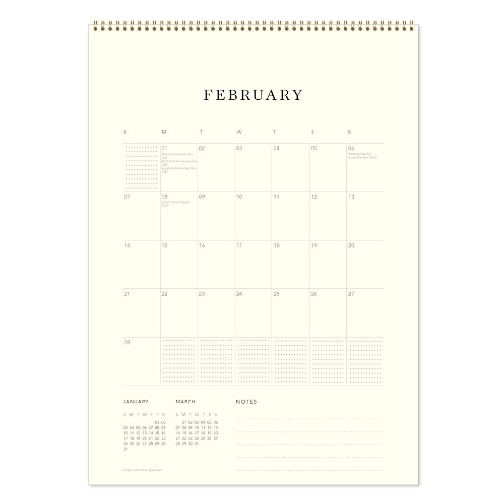 2027 Aboriginal Art - Deluxe Wall Calendar