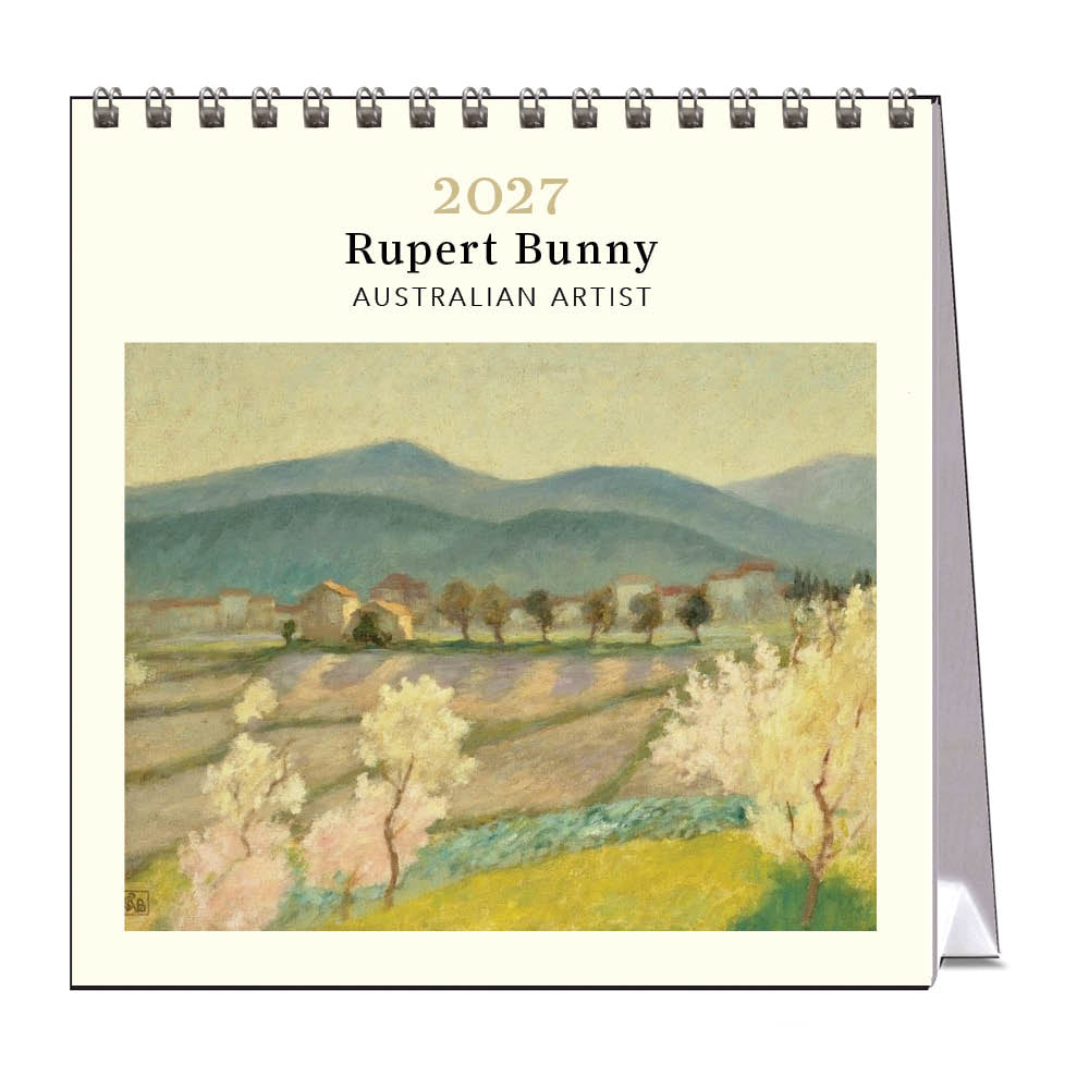 2027 Rupert Bunny Australian Artist - Desk Easel Calendar