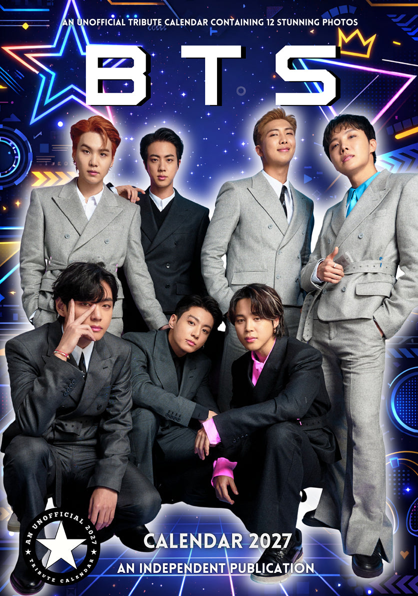 2027 BTS - A3 Wall Calendar