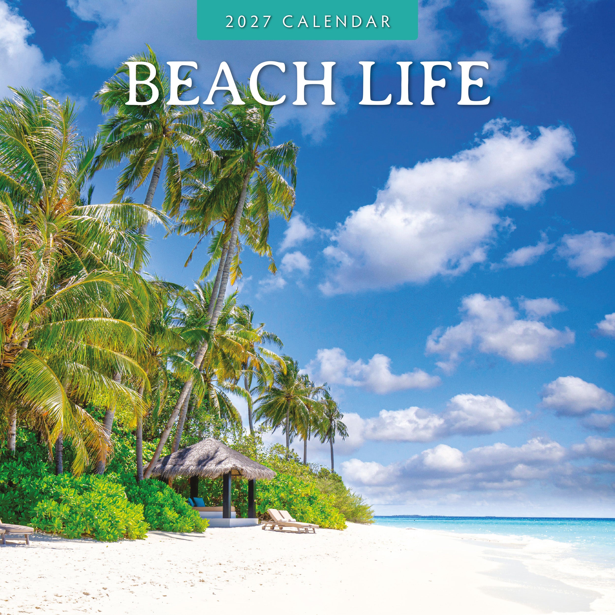 2027 Beach Life - Square Wall Calendar