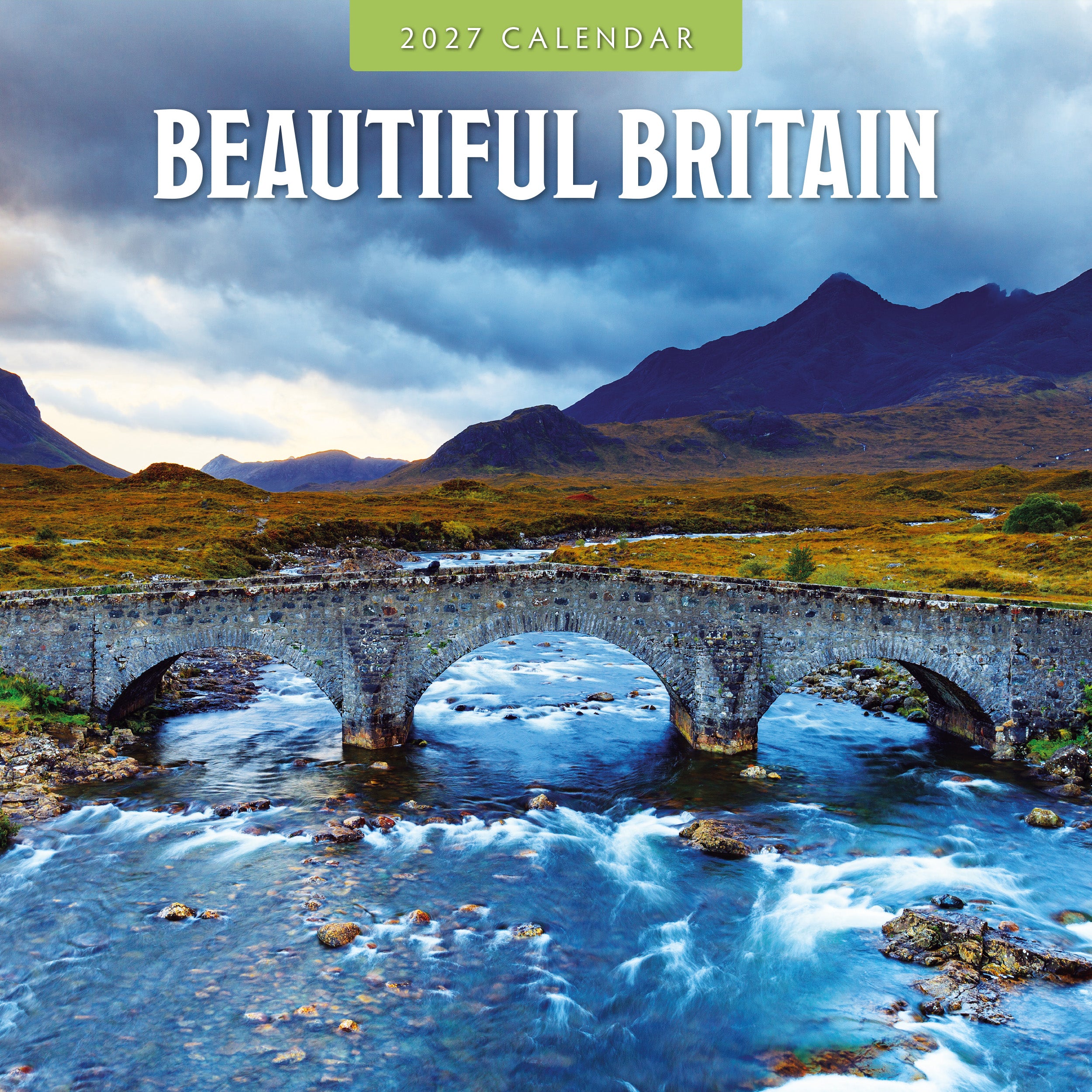 2027 Beautiful Britain - Square Wall Calendar