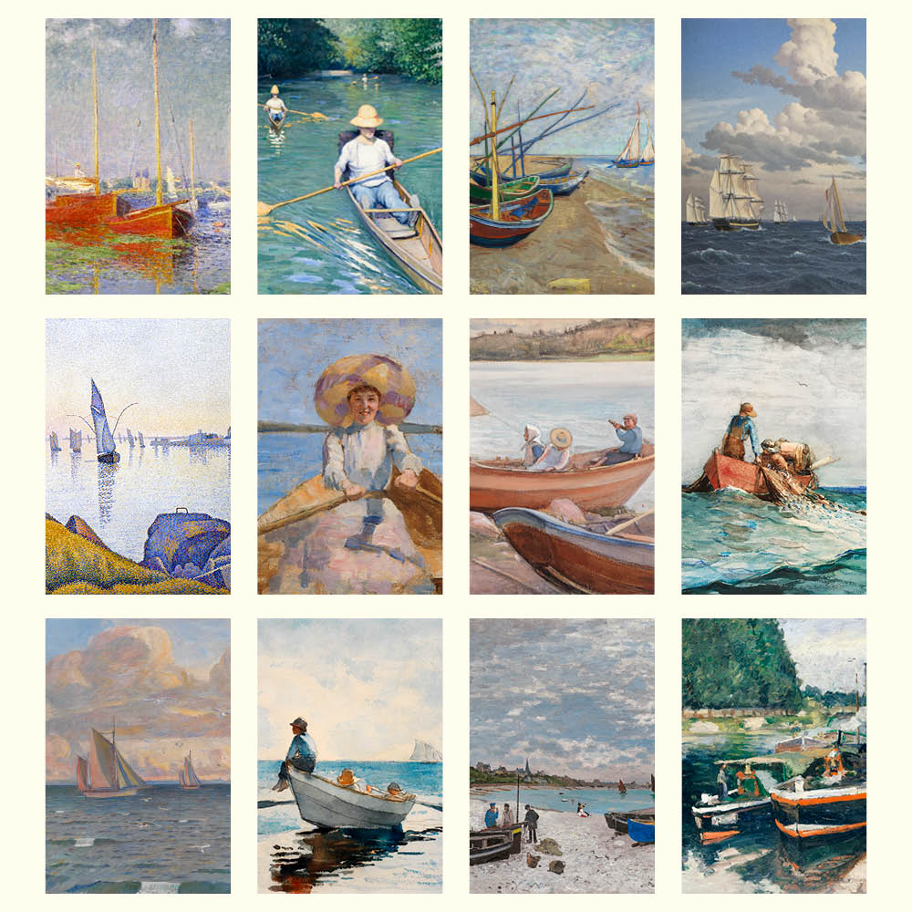 2027 Boats - Desk Easel Calendar
