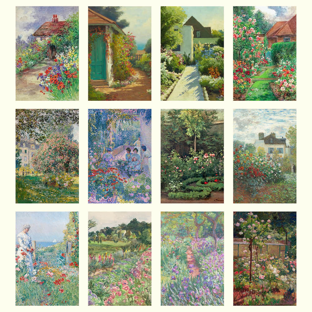2027 Cottage Gardens - Desk Easel Calendar