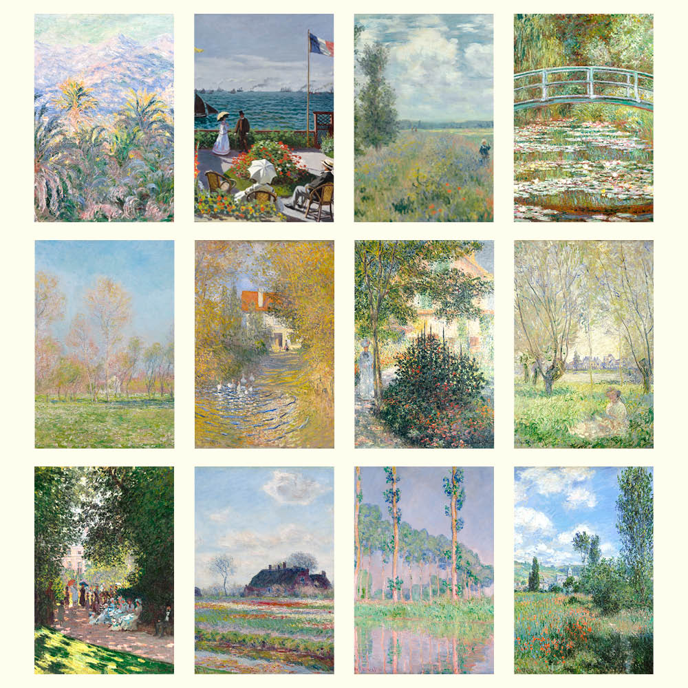 2027 Claude Monet Gardens - Deluxe Wall Calendar