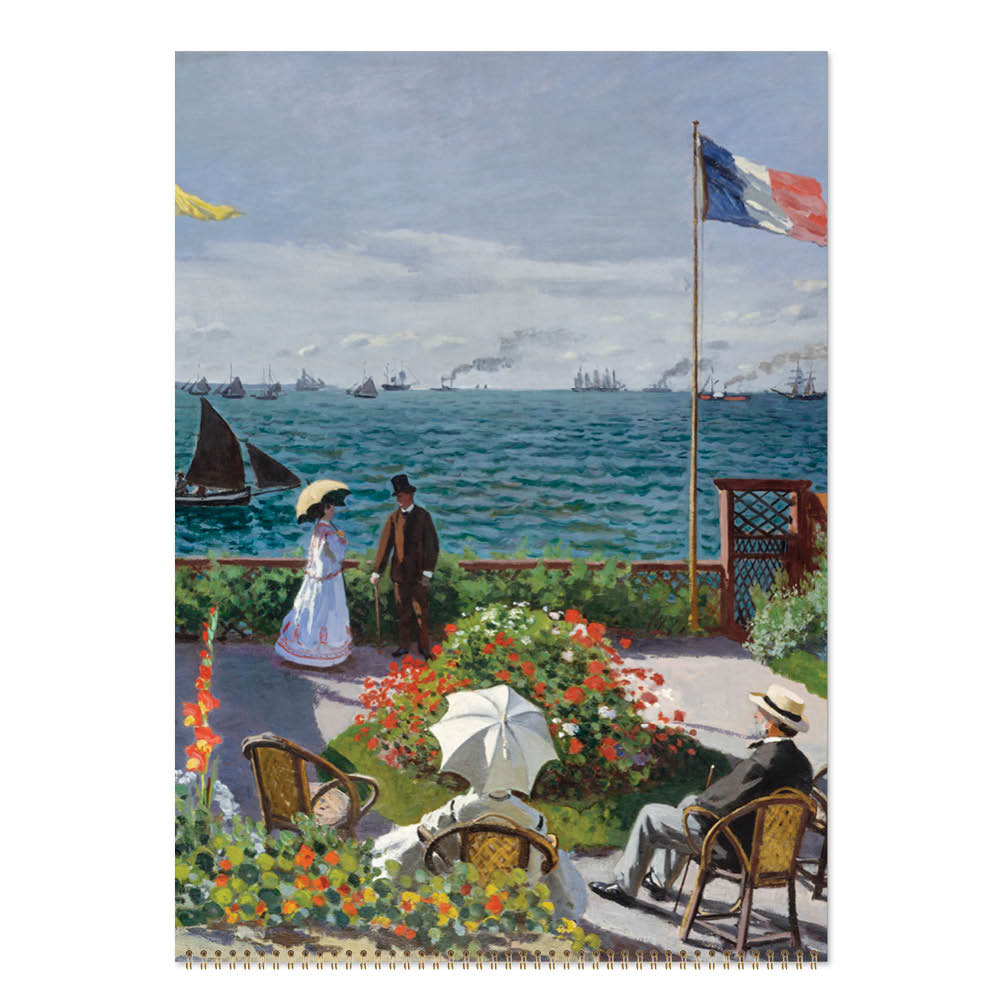2027 Claude Monet Gardens - Deluxe Wall Calendar