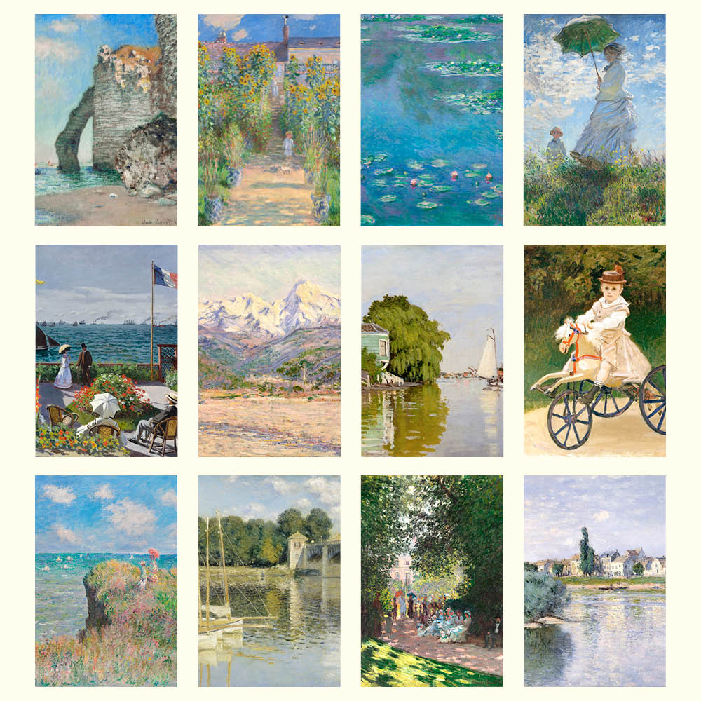 2027 Claude Monet People and Places - Desk Easel Calendar
