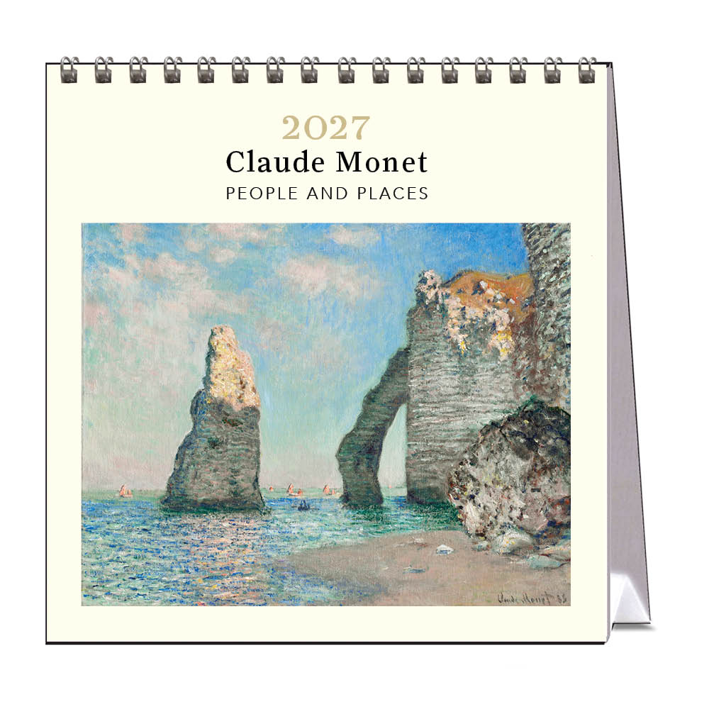 2027 Claude Monet People and Places - Desk Easel Calendar