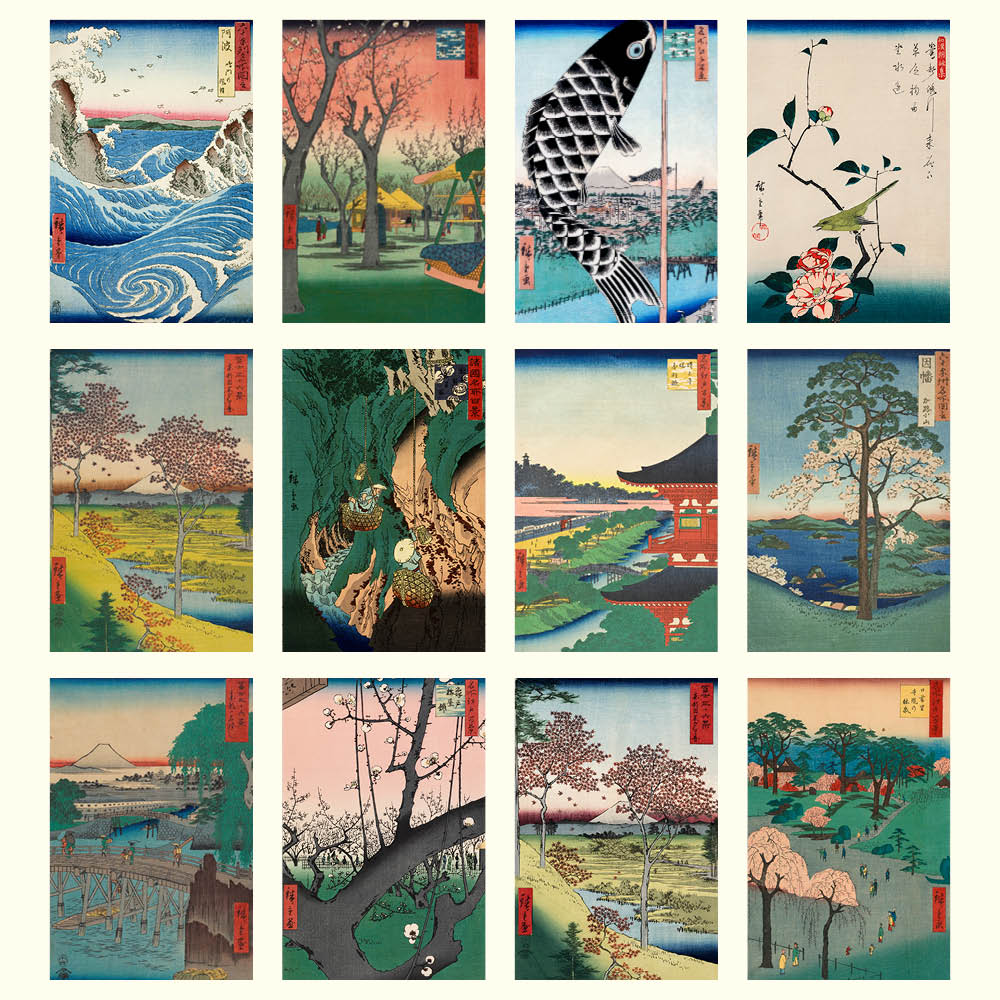2027 Hiroshige - Desk Easel Calendar