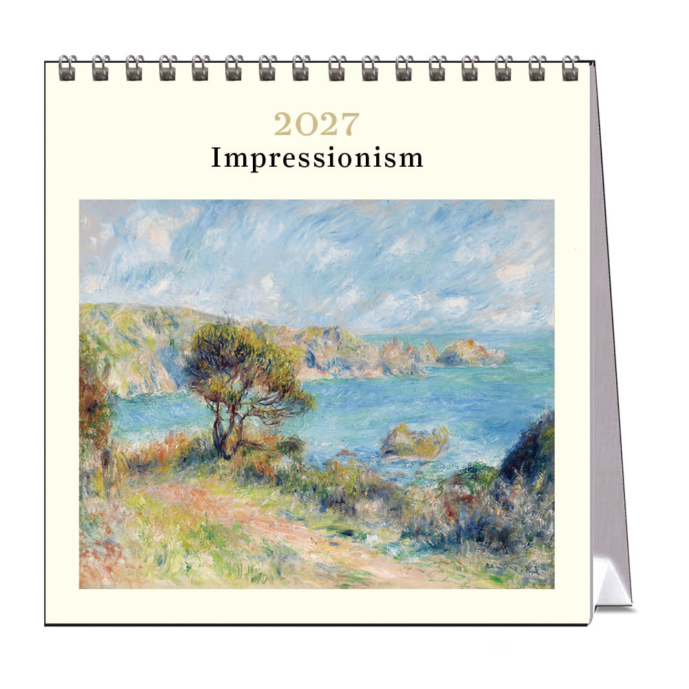 2027 Impressionism - Desk Easel Calendar