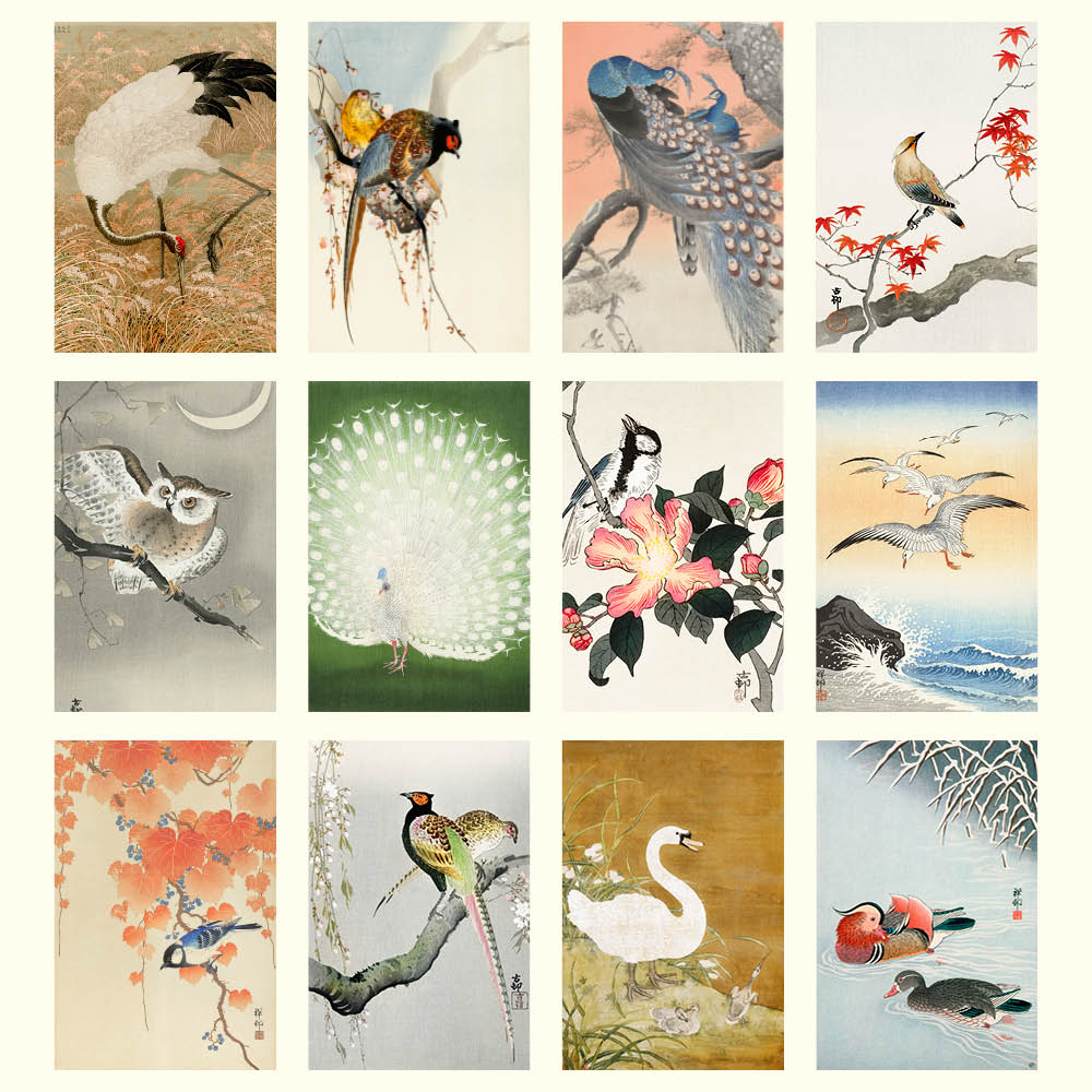 2027 Japanese Birds - Desk Easel Calendar
