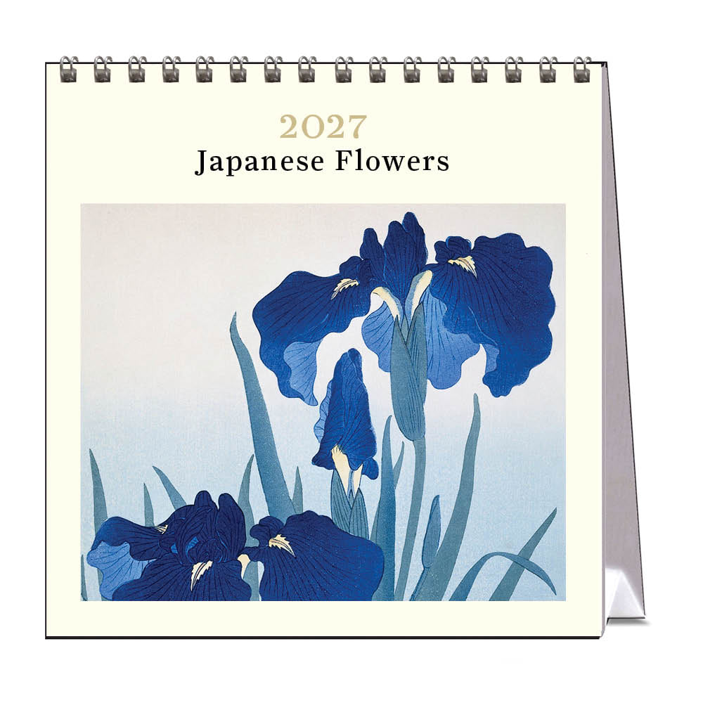 2027 Japanese Flowers - Desk Easel Calendar