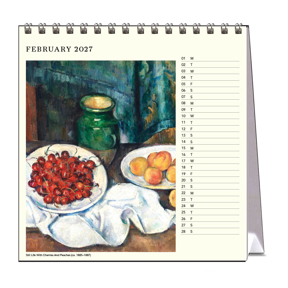 2027 Paul Cezanne - Desk Easel Calendar