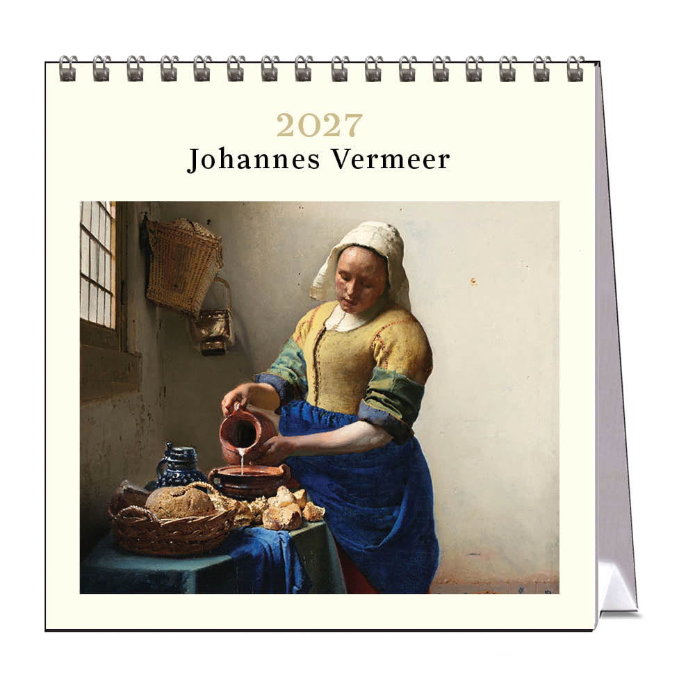 2027 Johannes Vermeer - Desk Easel Calendar